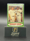 2021 Topps x Mickey Mantle #29 Mickey Mantle/Willie Mays Green