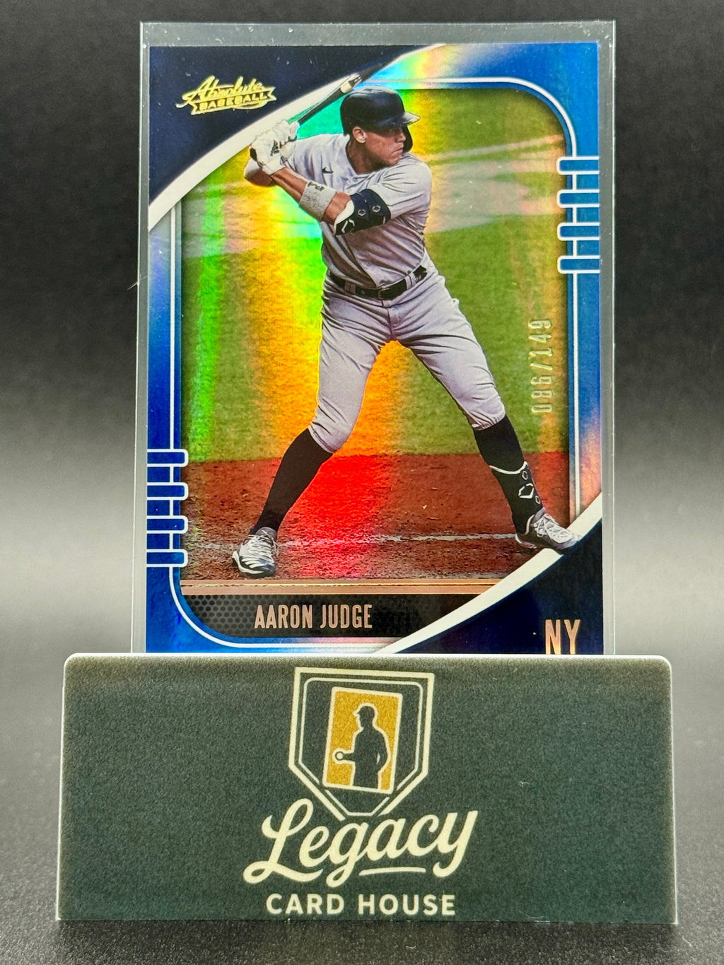 2021 Panini Absolute #27 Aaron Judge Holo Silver #/199