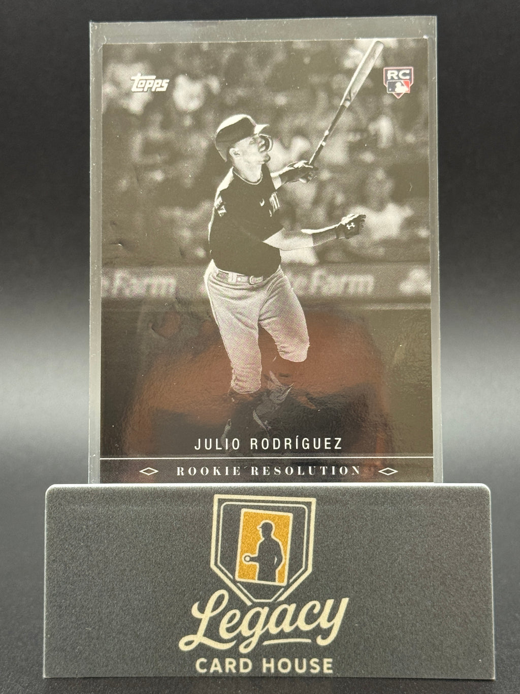 2022 Topps Black & White #RR-1 Julio Rodriguez Rookie Resolution