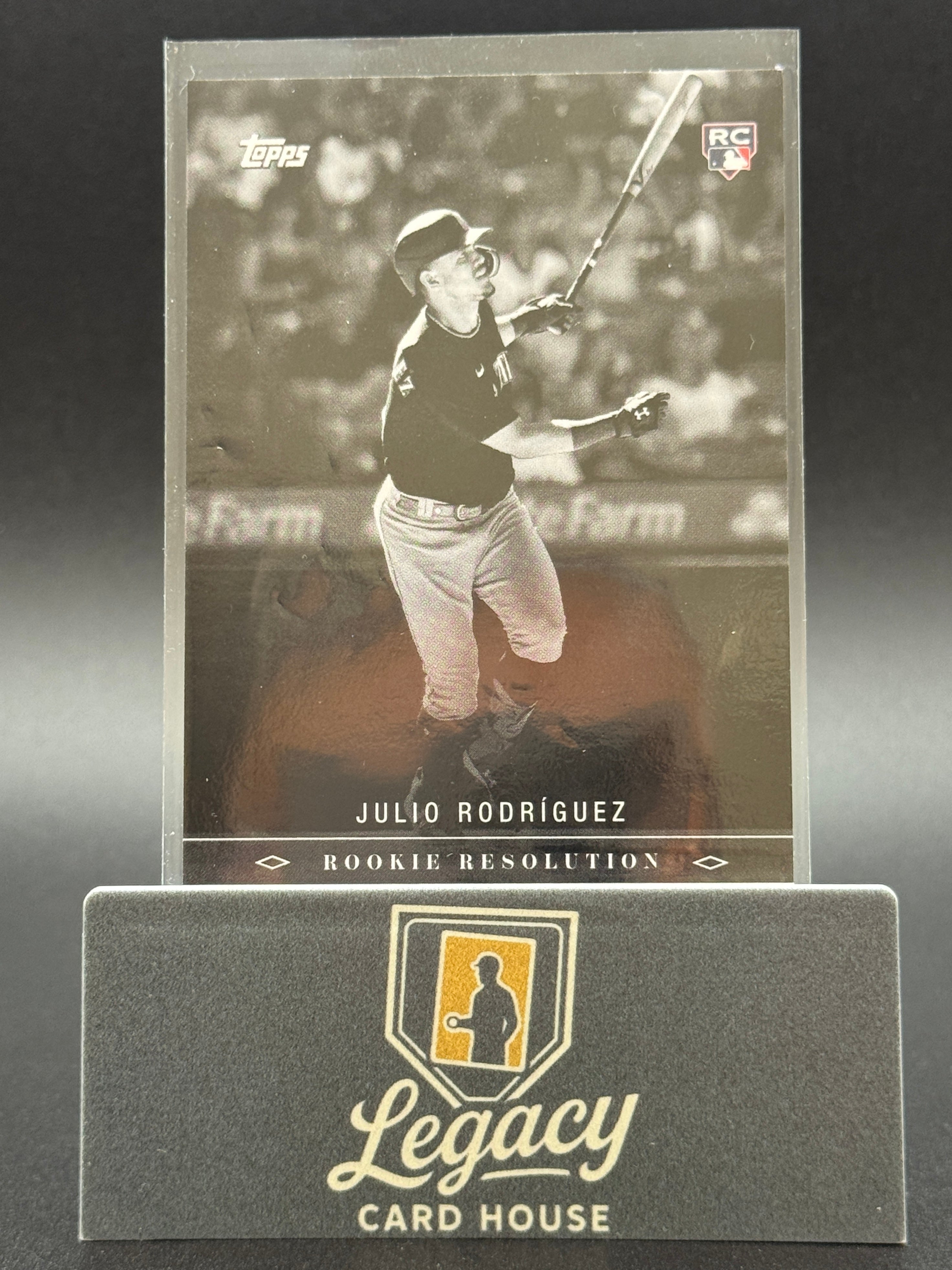 2022 Topps Black & White #RR-1 Julio Rodriguez Rookie Resolution
