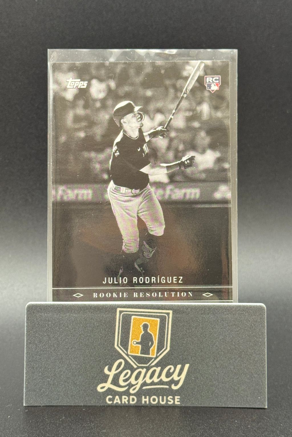 2022 Topps Black & White #RR-1 Julio Rodriguez Rookie Resolution