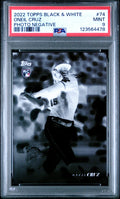 2022 Topps Black & White #74 Oneil Cruz Photo Negative #/99 PSA 9