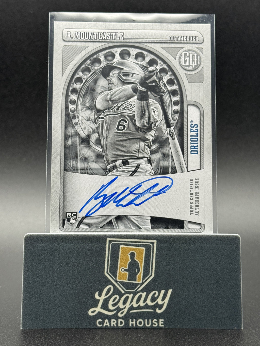 2021 Topps Gypsy Queen #GQA-RM Ryan Mountcastle Autographs Black & White #/50
