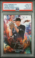 2021 Panini Chronicles #OS-TS Tarik Skubal Origins Signatures Silver Ink PSA 8