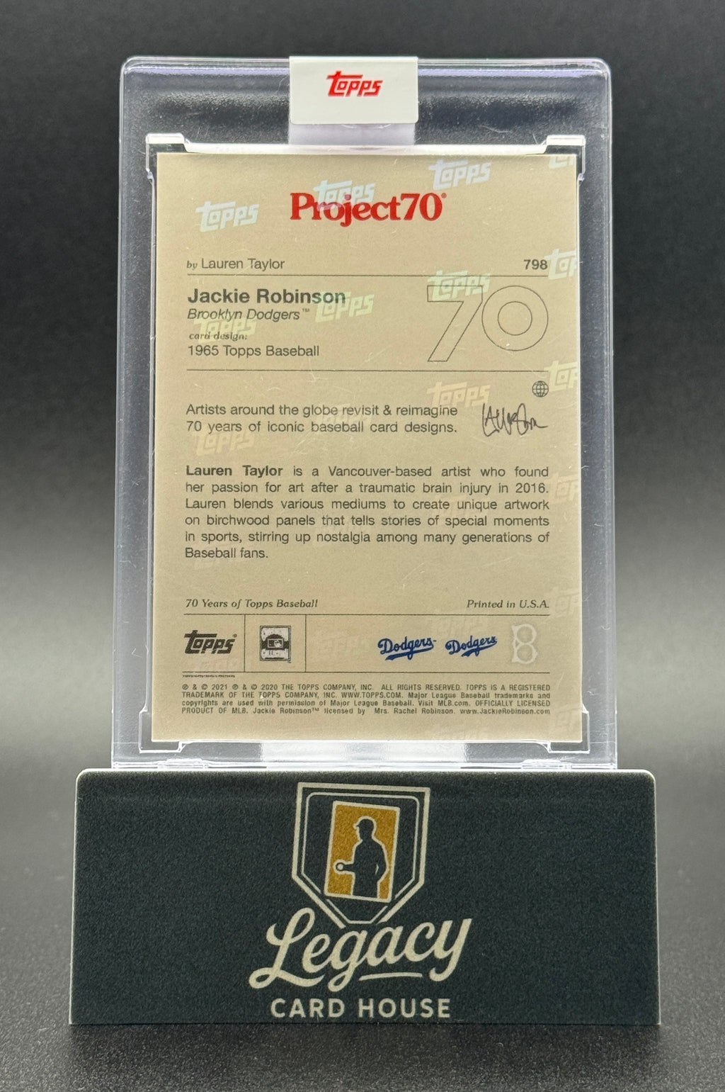2021-22 Topps Project70 #798 Jackie Robinson