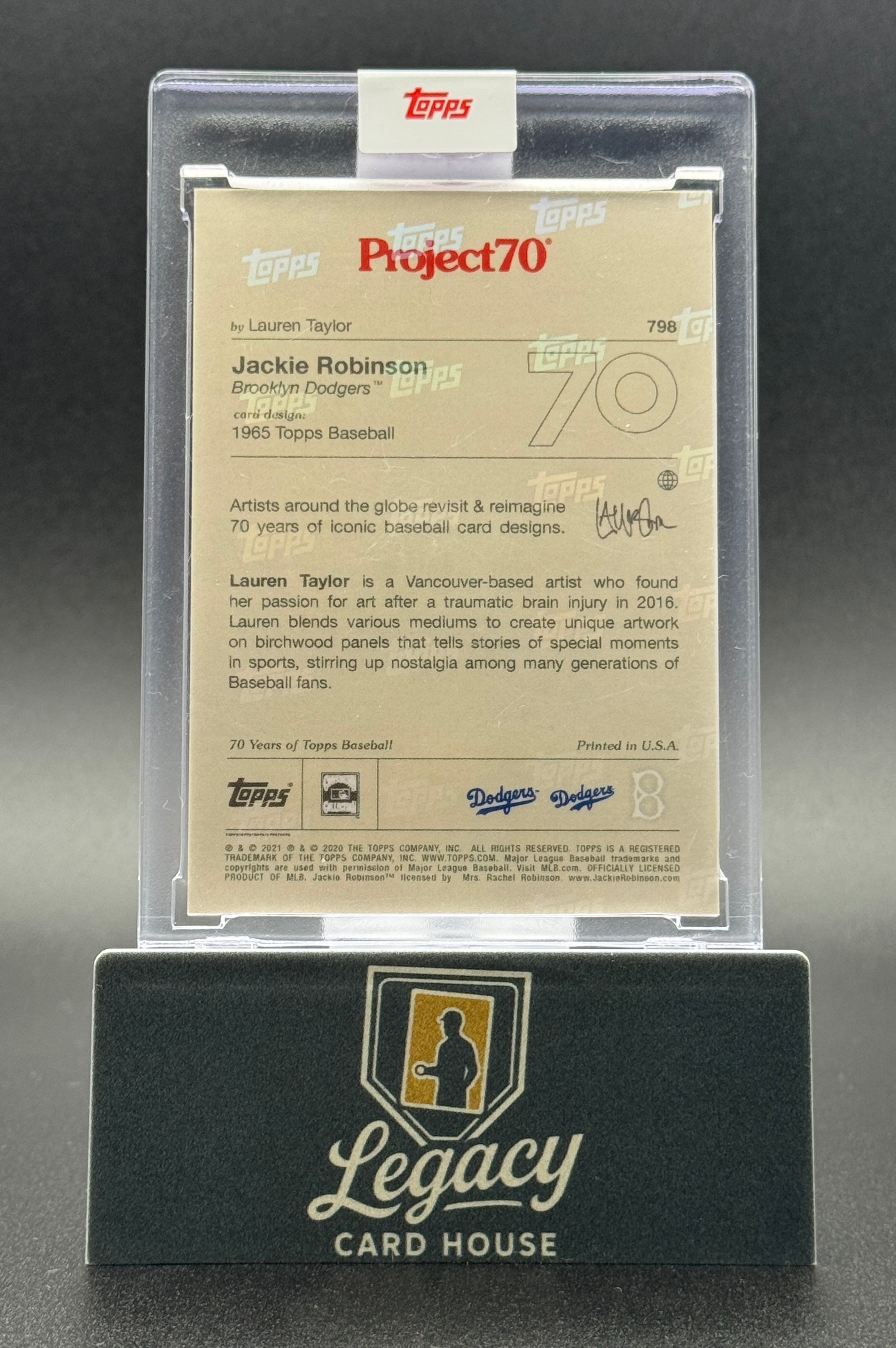 2021-22 Topps Project70 #798 Jackie Robinson