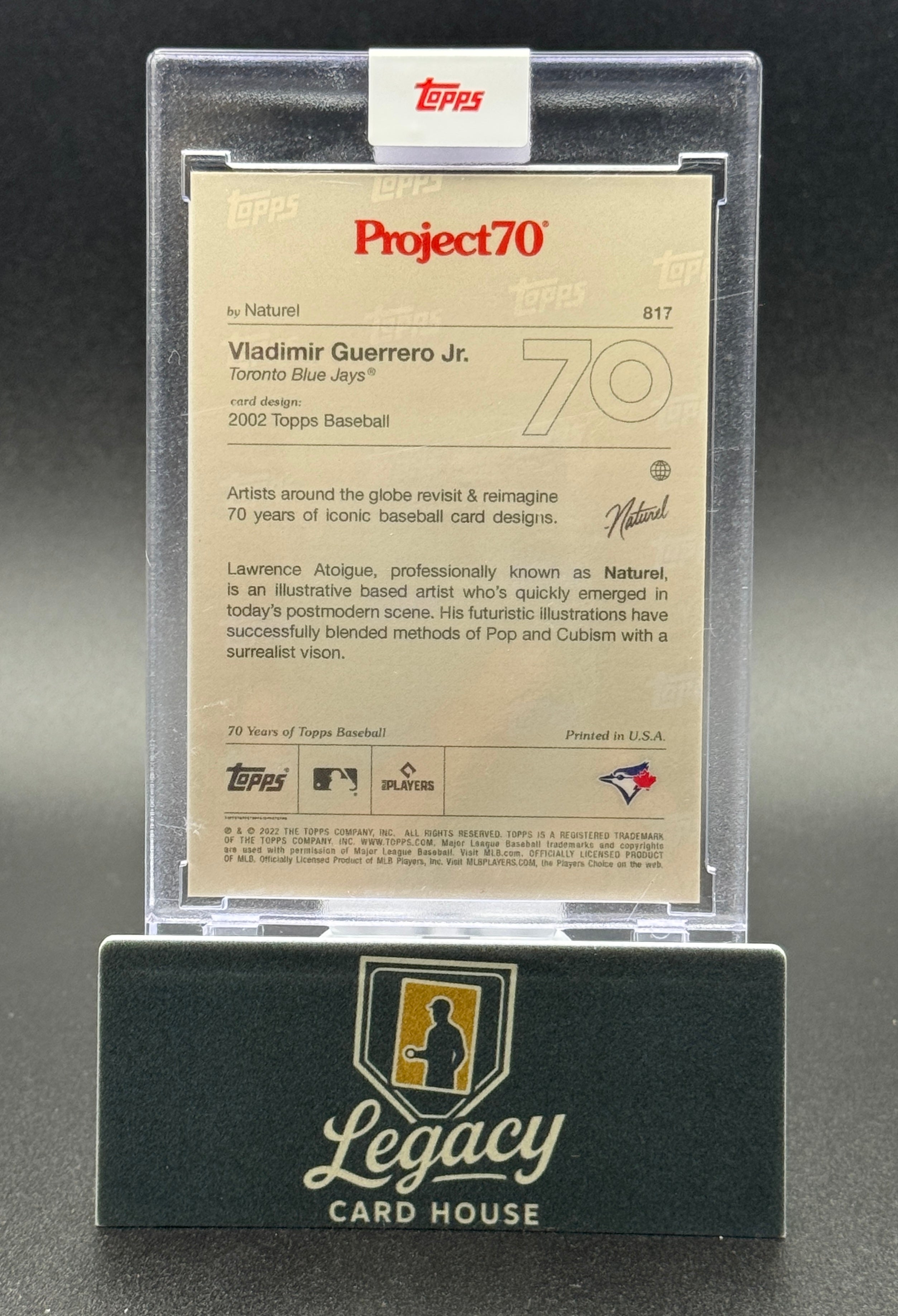 2021-22 Topps Project70 #817 Vladimir Guerrero Jr.