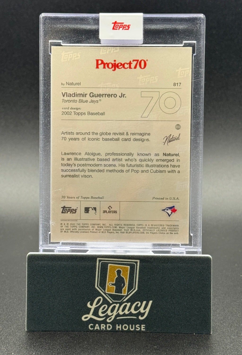 2021-22 Topps Project70 #817 Vladimir Guerrero Jr.