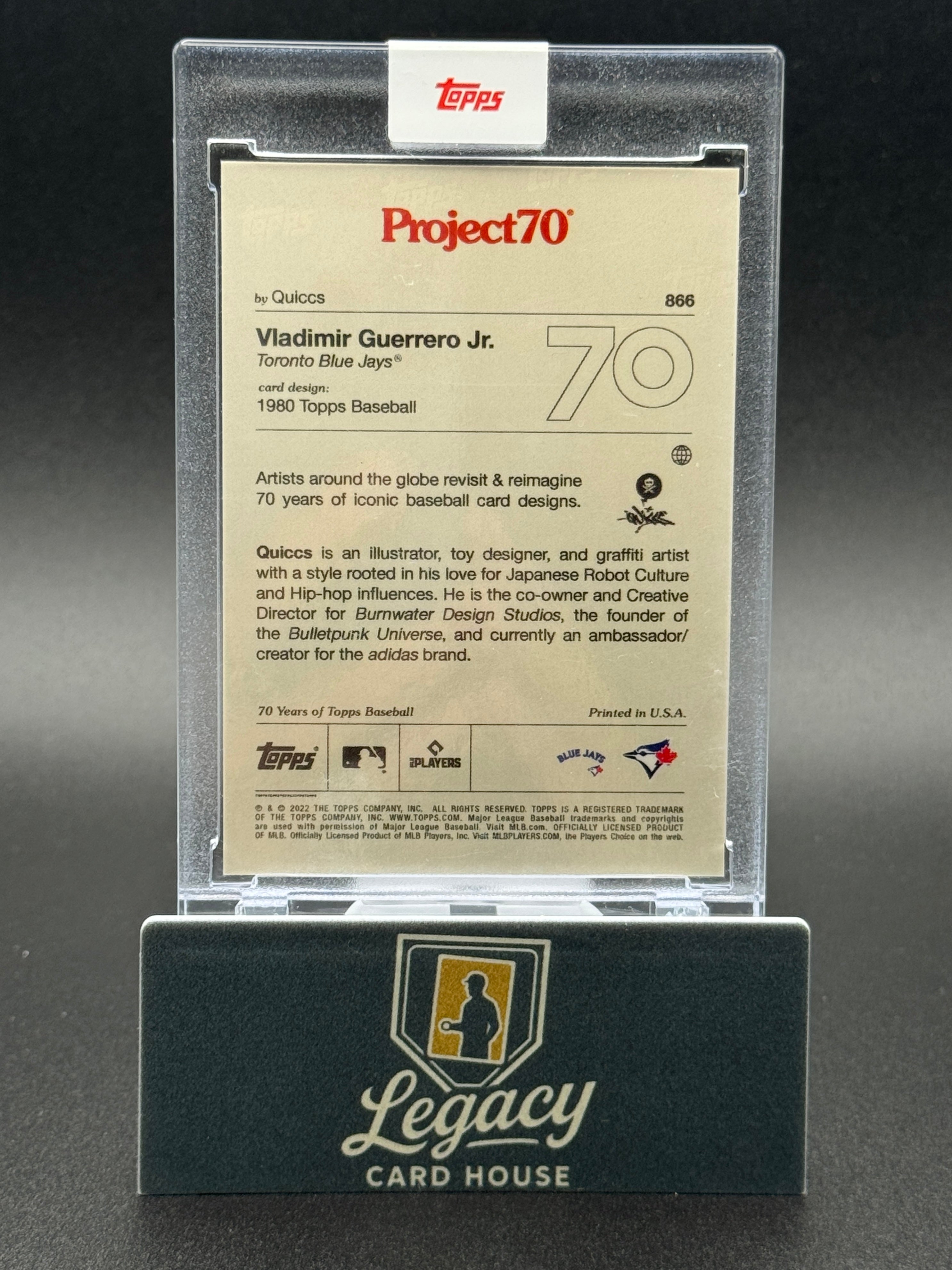 2021-22 Topps Project70 #866 Vladimir Guerrero Jr.