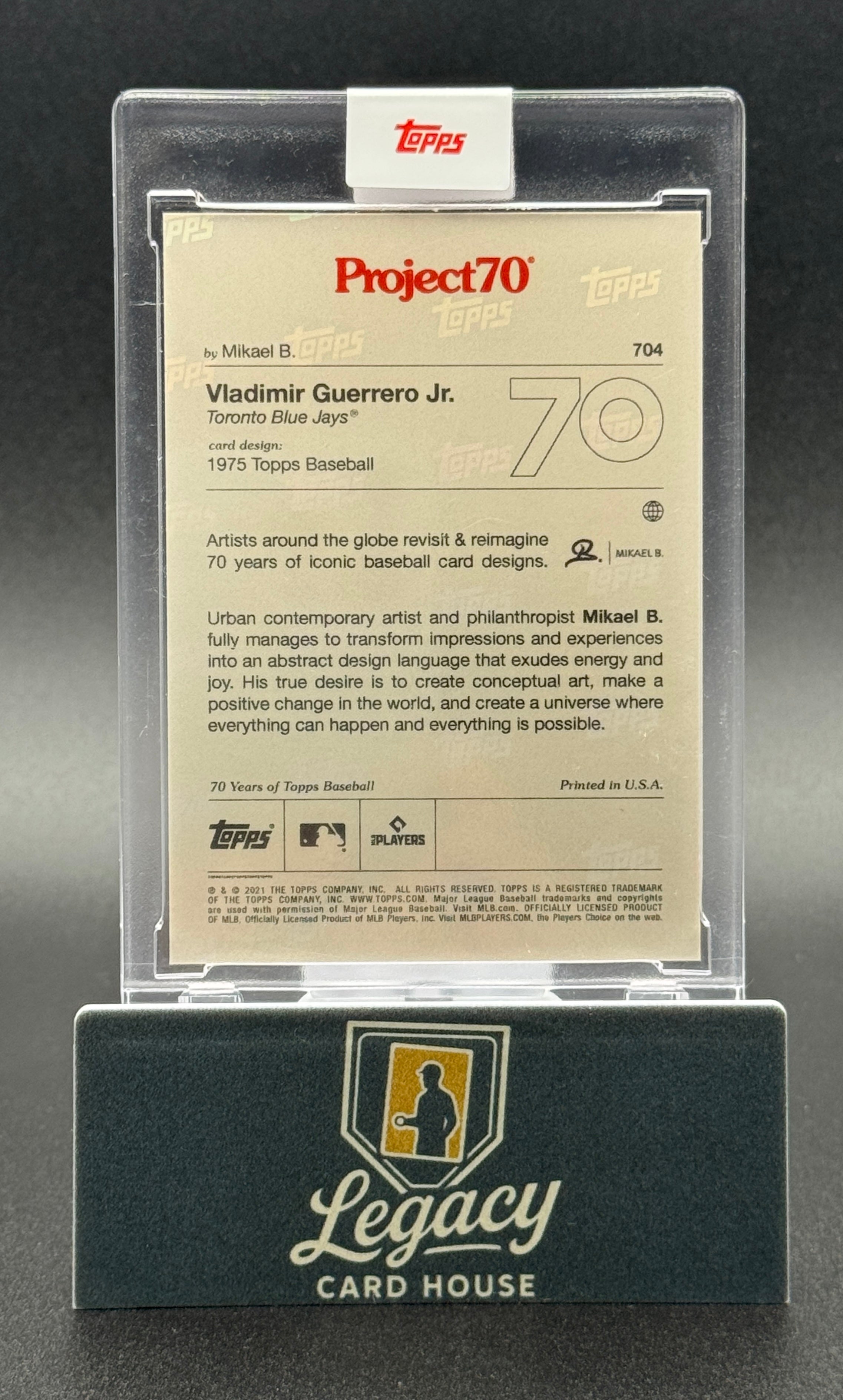 2021-22 Topps Project70 #704 Vladimir Guerrero Jr.