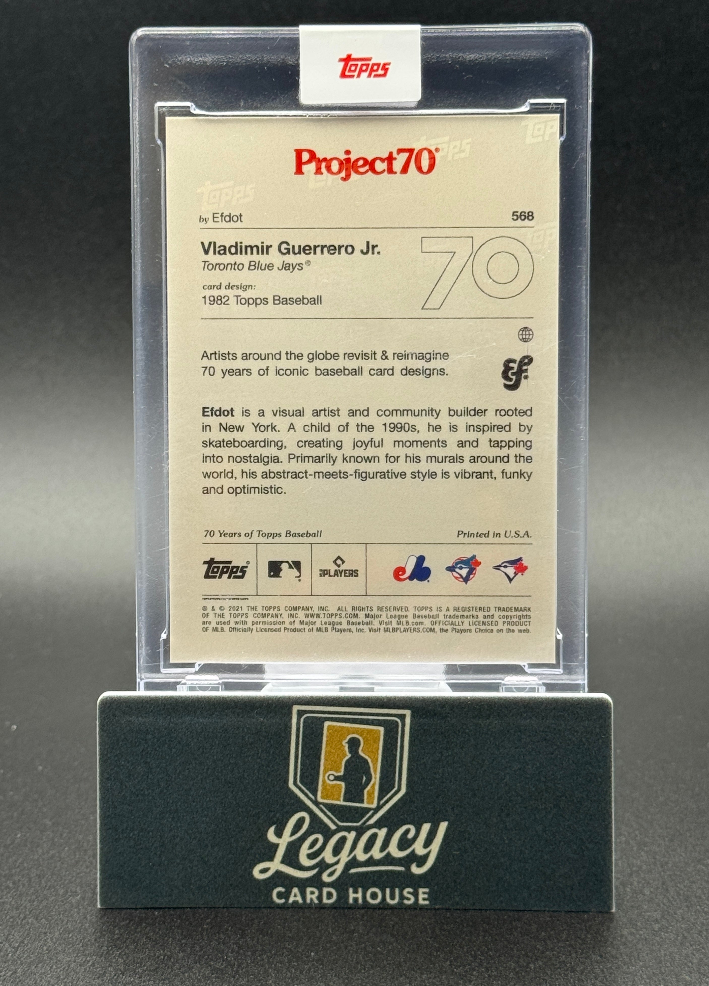 2021-22 Topps Project70 #568 Vladimir Guerrero Jr.