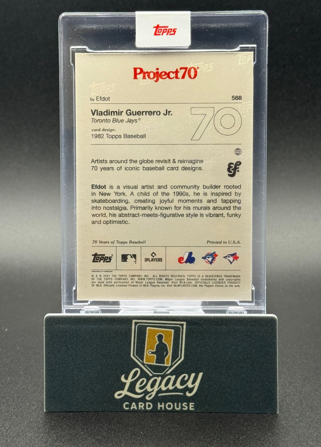 2021-22 Topps Project70 #568 Vladimir Guerrero Jr.