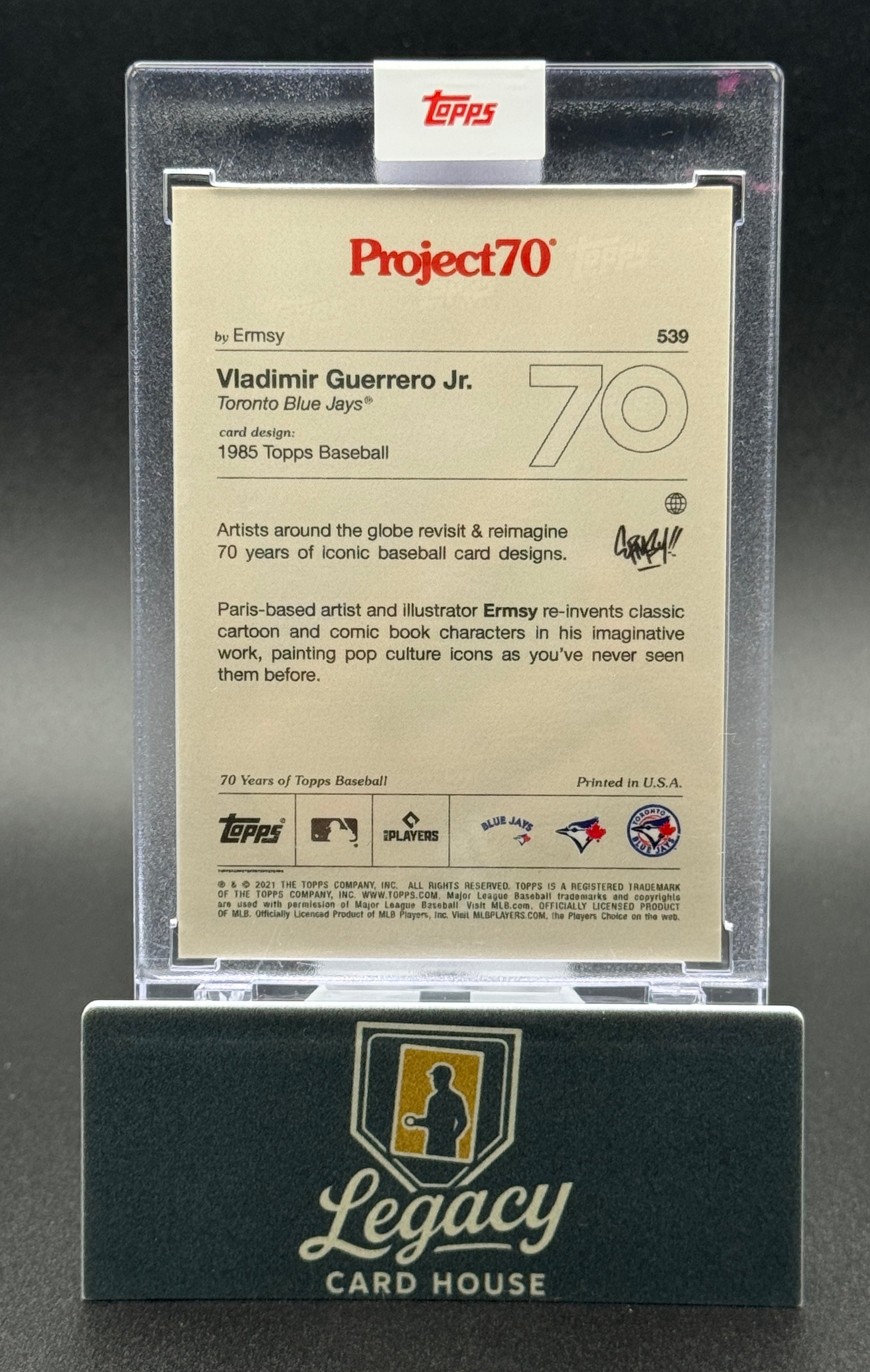 2021-22 Topps Project70 #539 Vladimir Guerrero Jr.