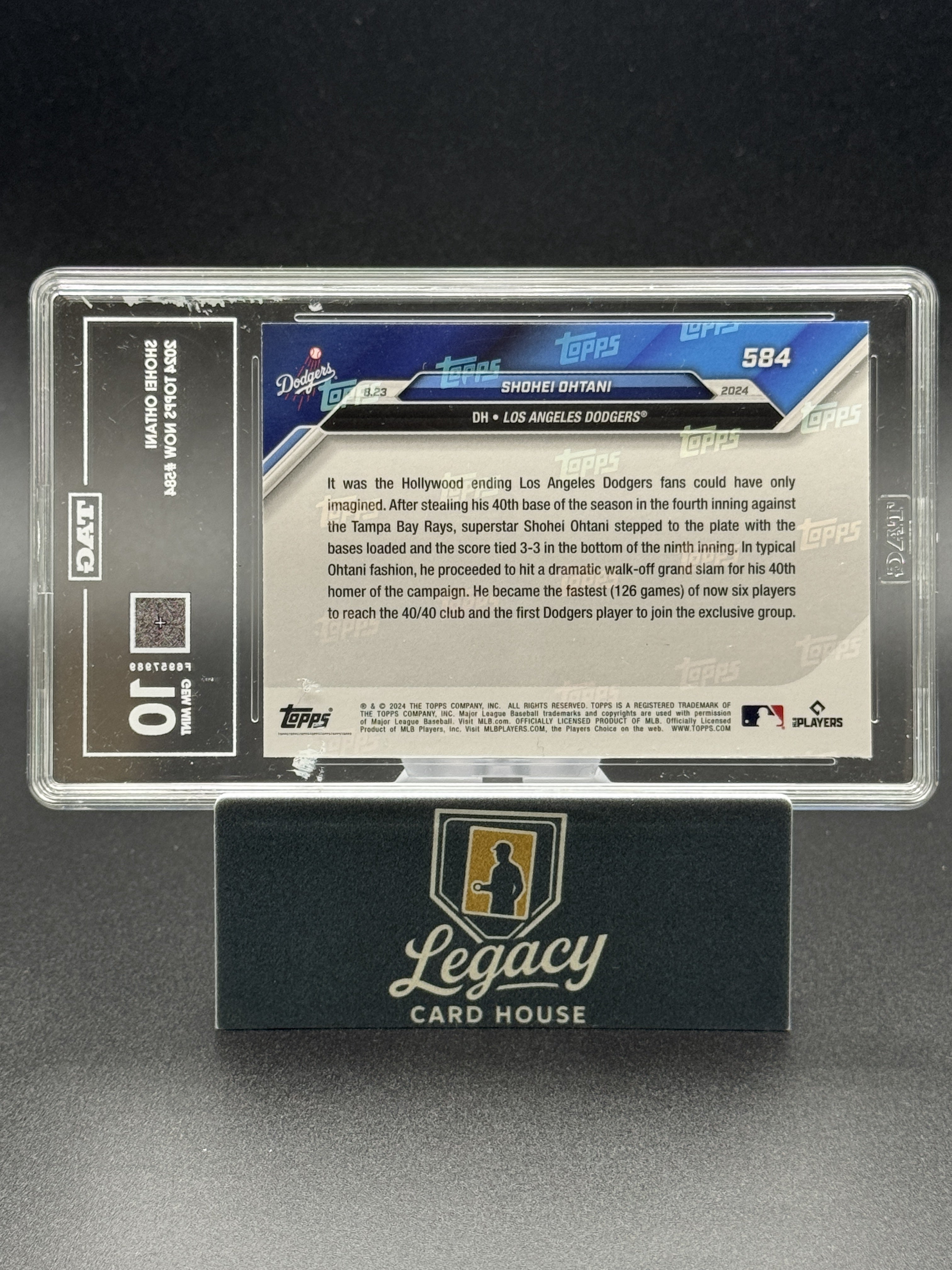 2024 Topps Now #584 Shohei Ohtani TAG 10