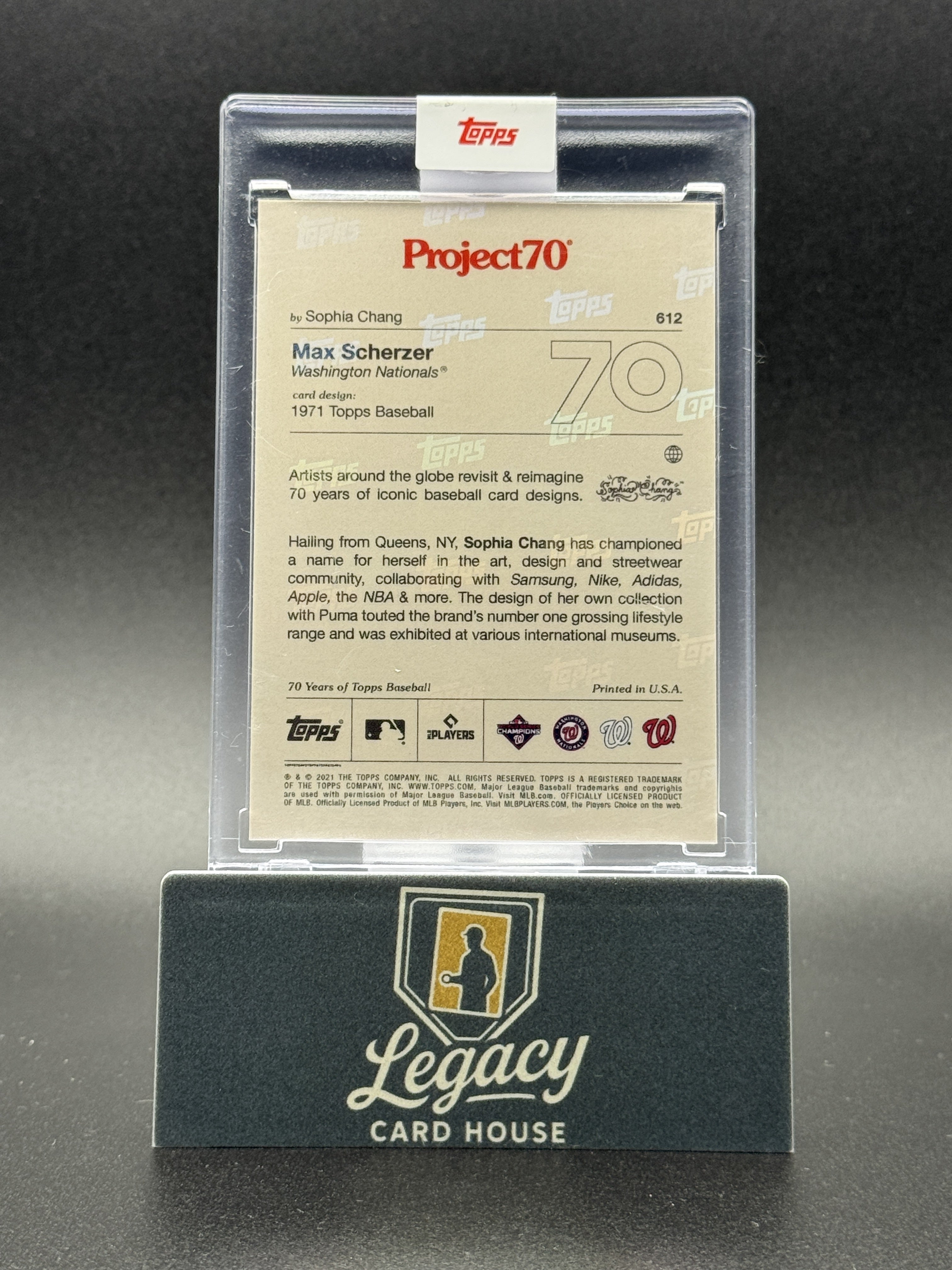 2021-22 Topps Project70 #612 Max Scherzer
