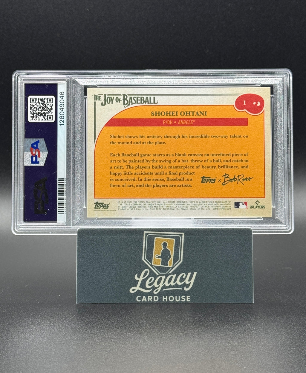 2023 Topps x Bob Ross: The Joy of Baseball #1 Shohei Ohtani PSA 10