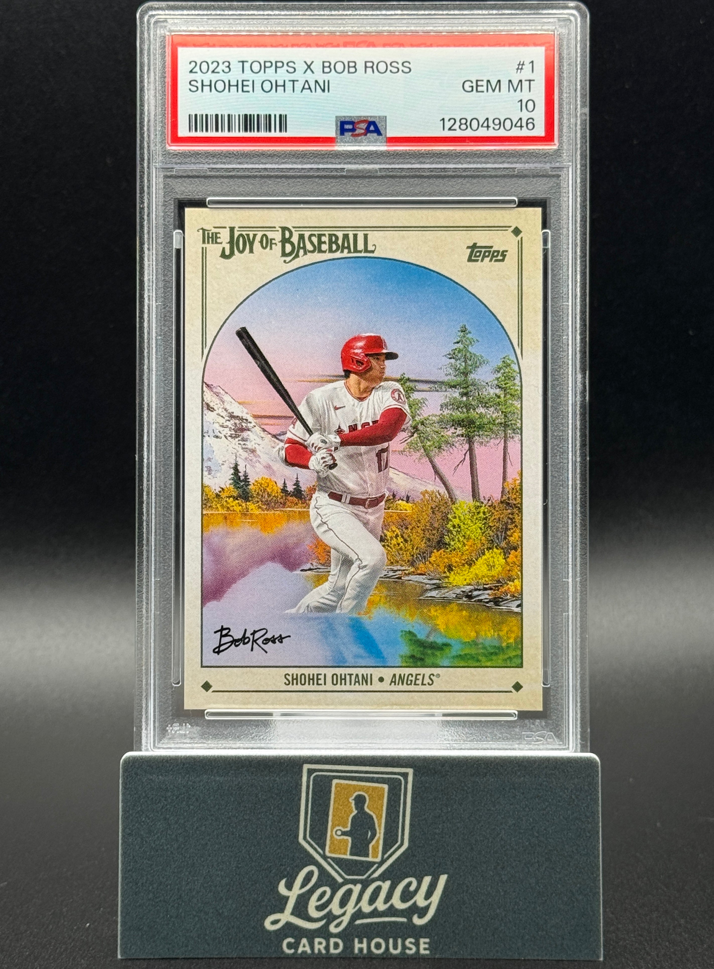 2023 Topps x Bob Ross: The Joy of Baseball #1 Shohei Ohtani PSA 10