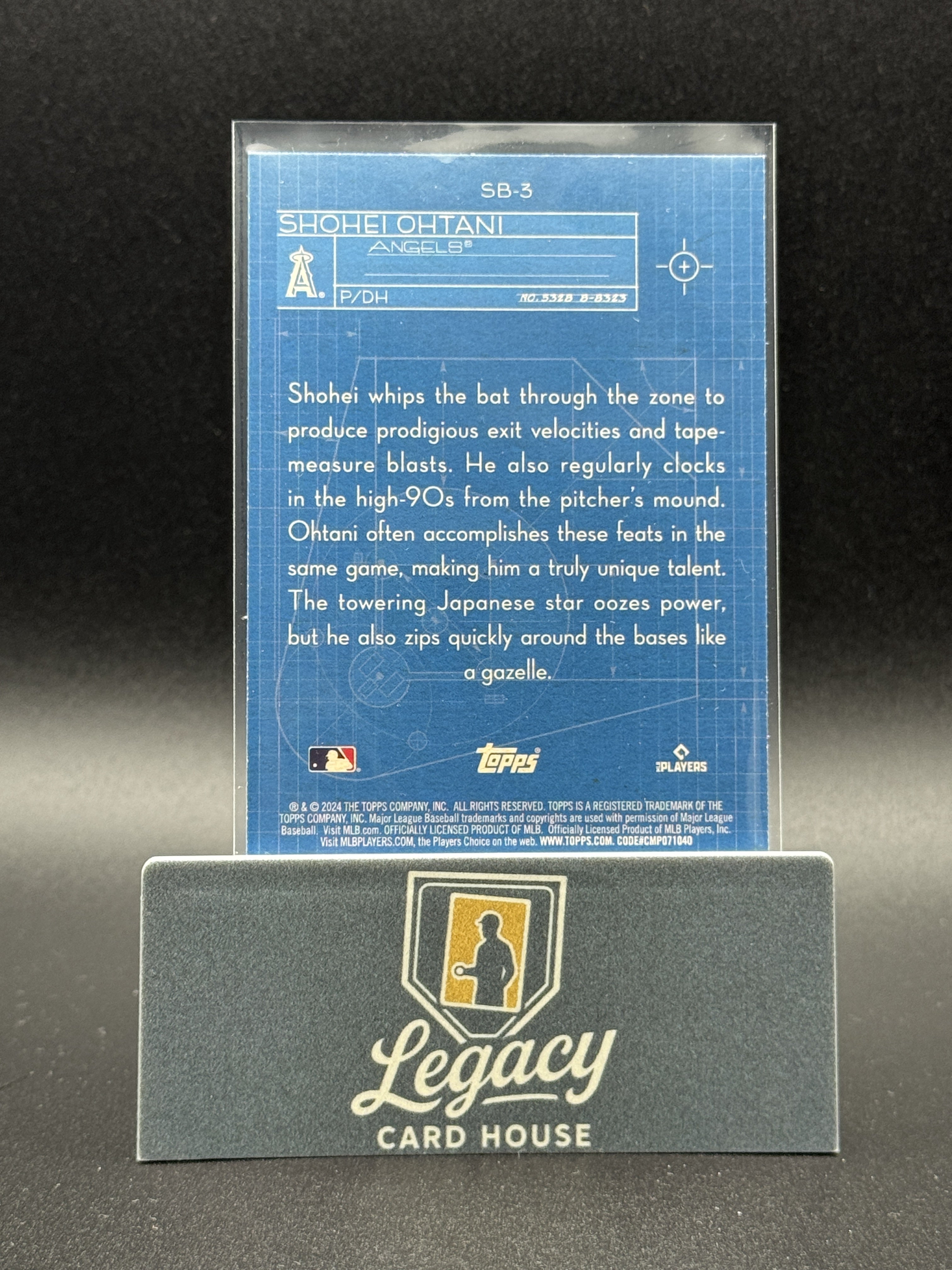 2024 Topps #SB-3 Shohei Ohtani Superstar Blueprint