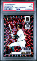 2025 Donruss #2 Nick Kurtz Diamond Marvels Red Xplosion PSA 9 #/99