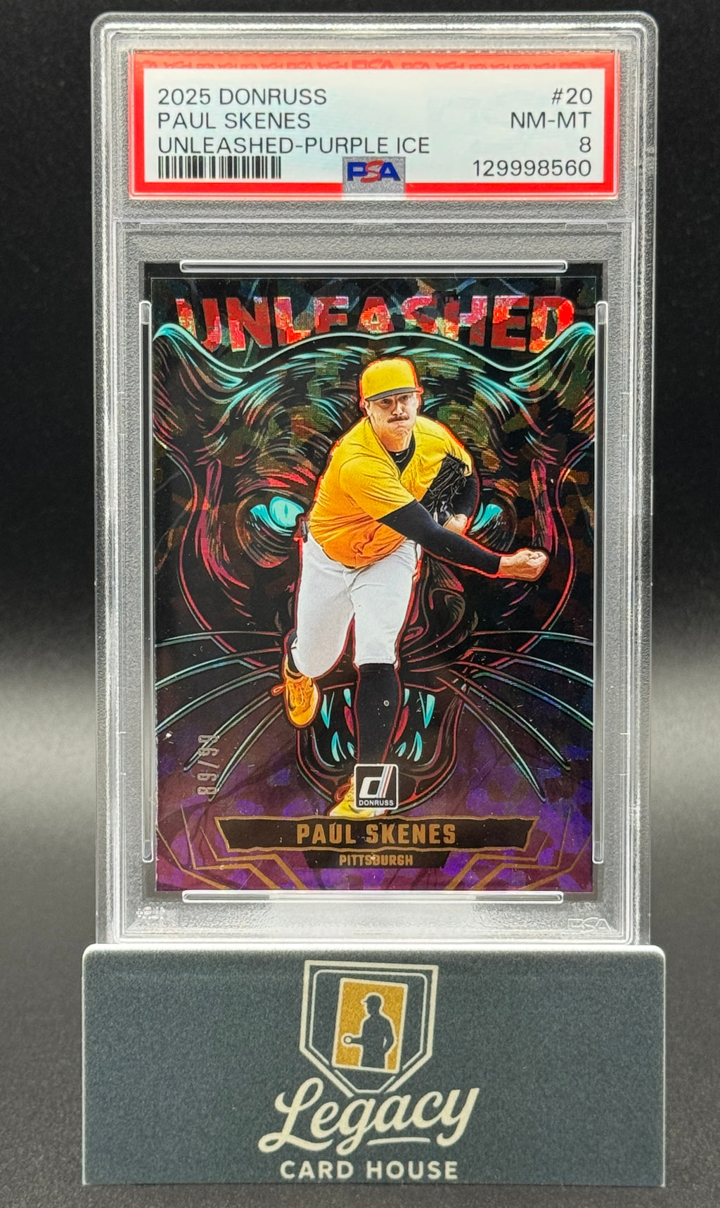 2025 Donruss - Unleashed Purple Ice #20 Paul Skenes #/99