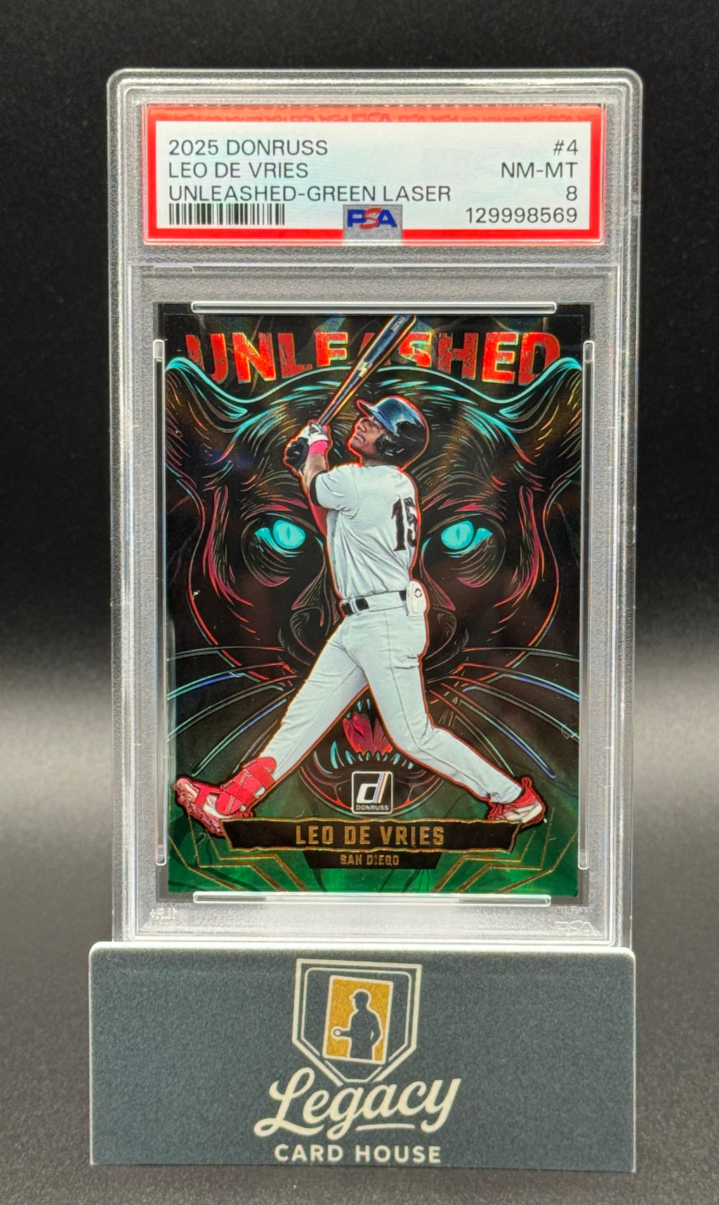 2025 Donruss #4 Leo de Vries Unleashed