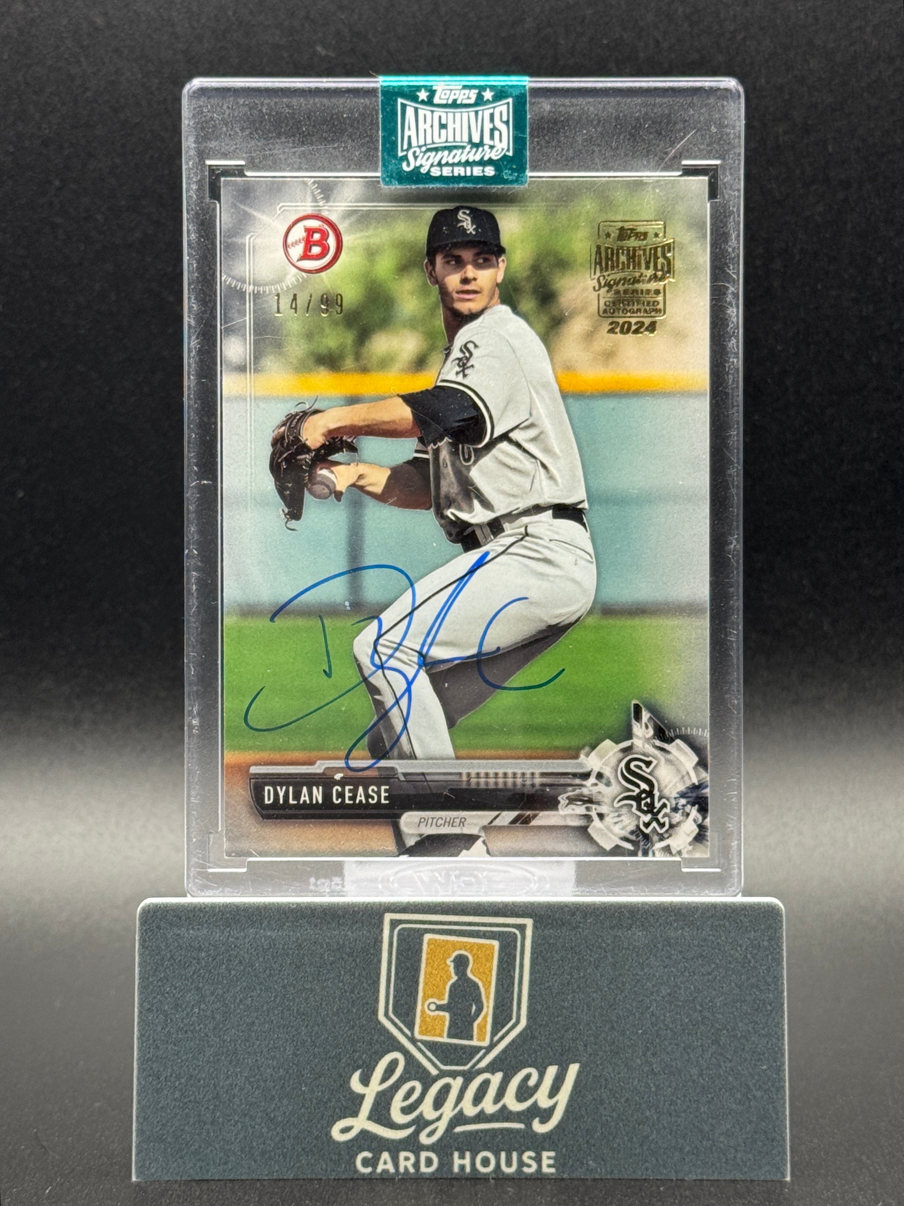 2024 Topps Archives Signature Series Dylan Cease Bowman Auto /99