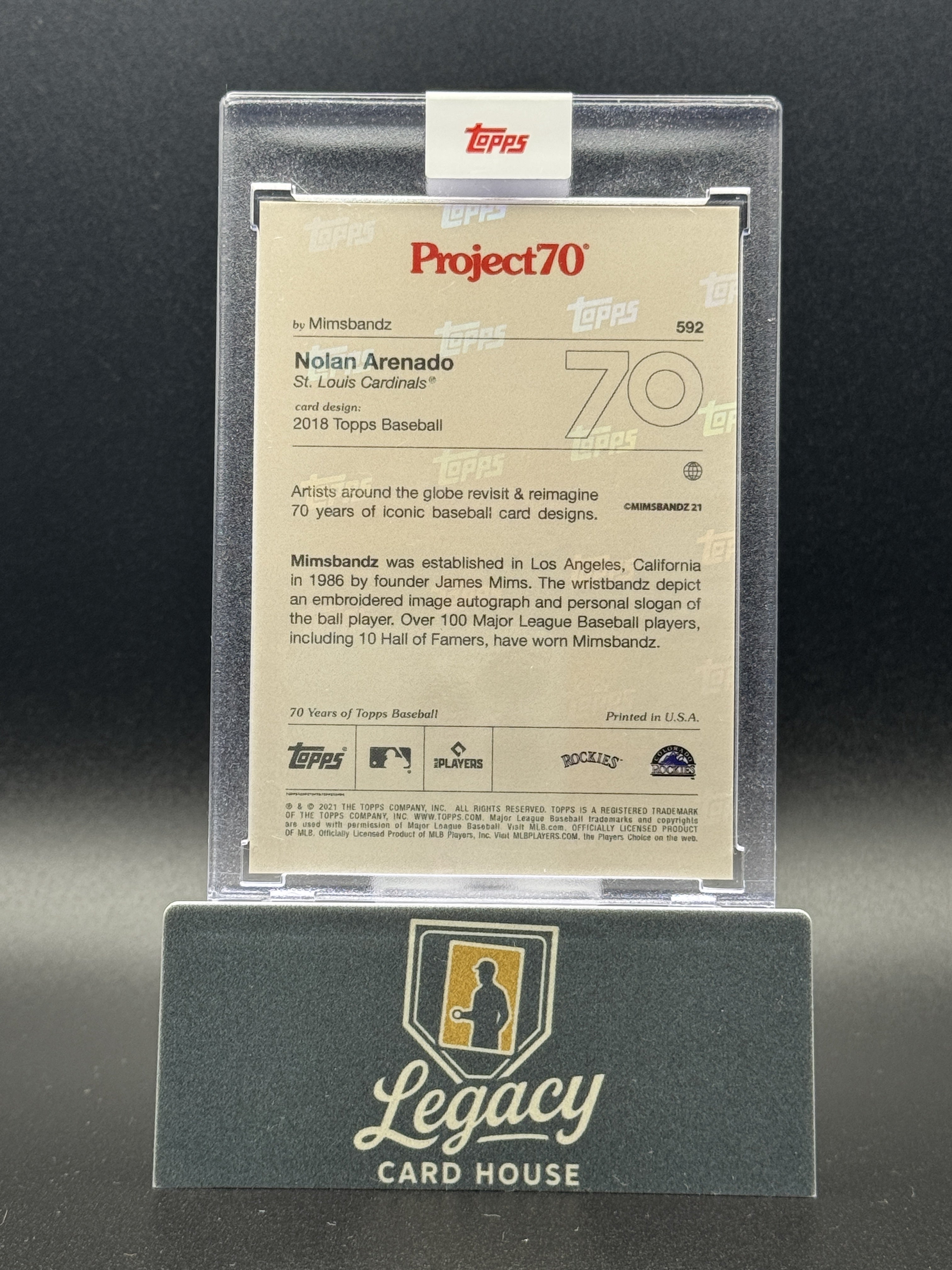 2021-22 Topps Project70 #592 Nolan Arenado