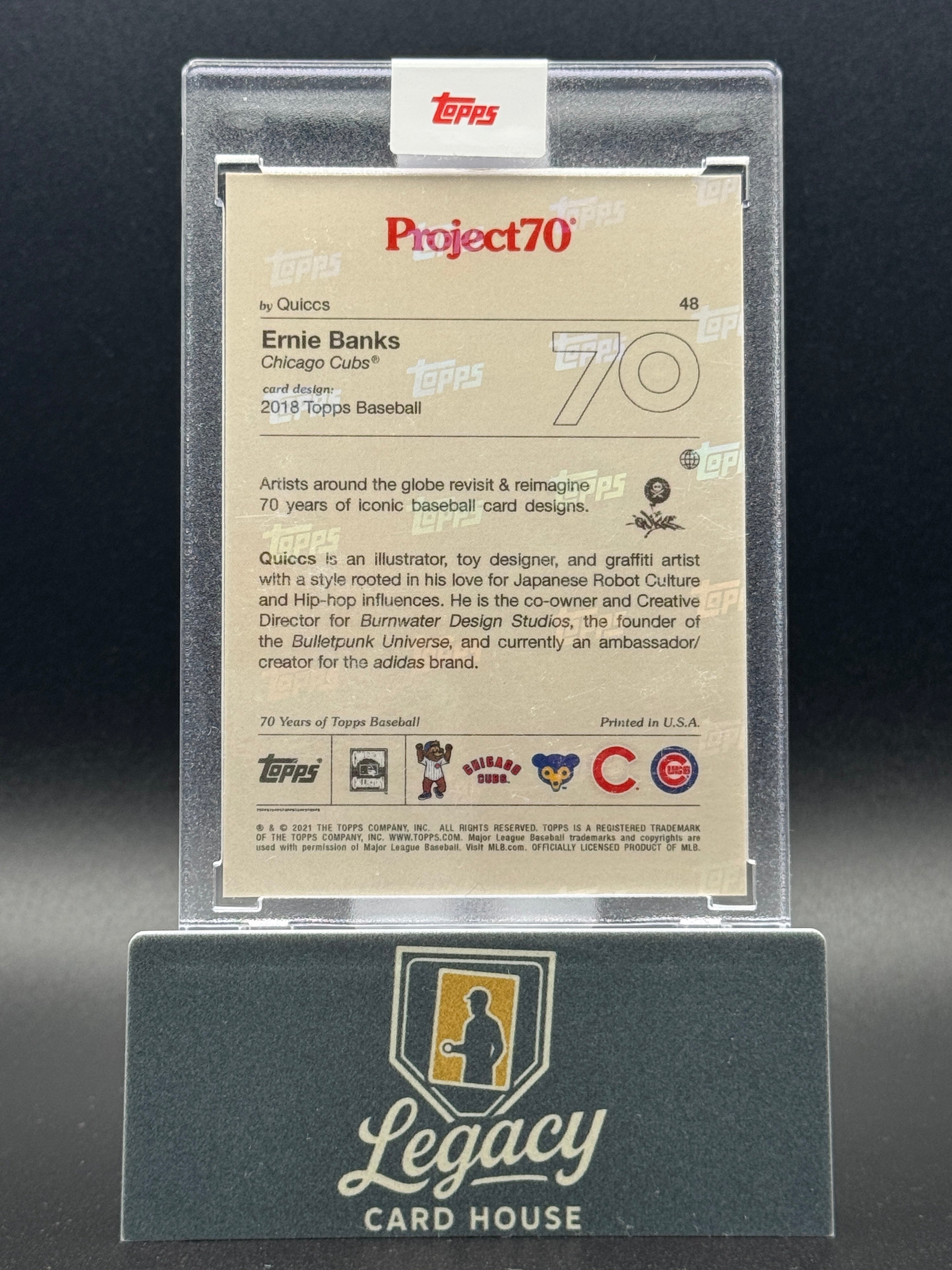 2021-22 Topps Project70 #48 Ernie Banks