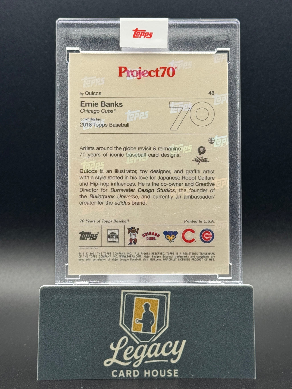 2021-22 Topps Project70 #48 Ernie Banks