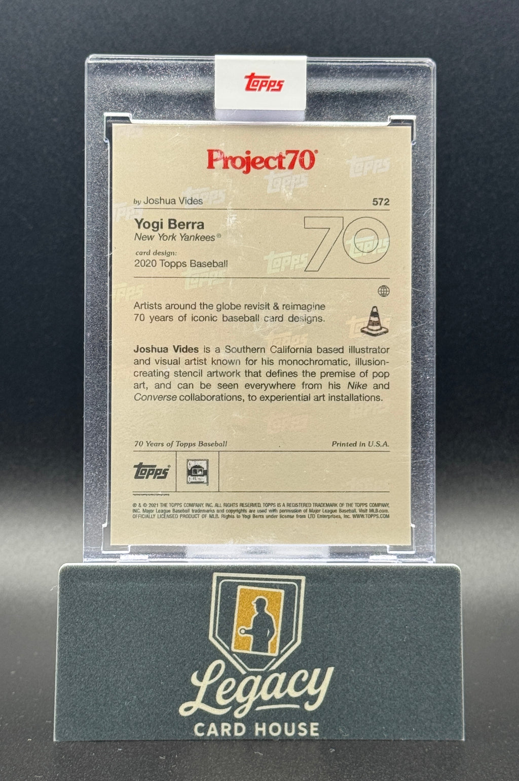 2021-22 Topps Project70 #572 Yogi Berra