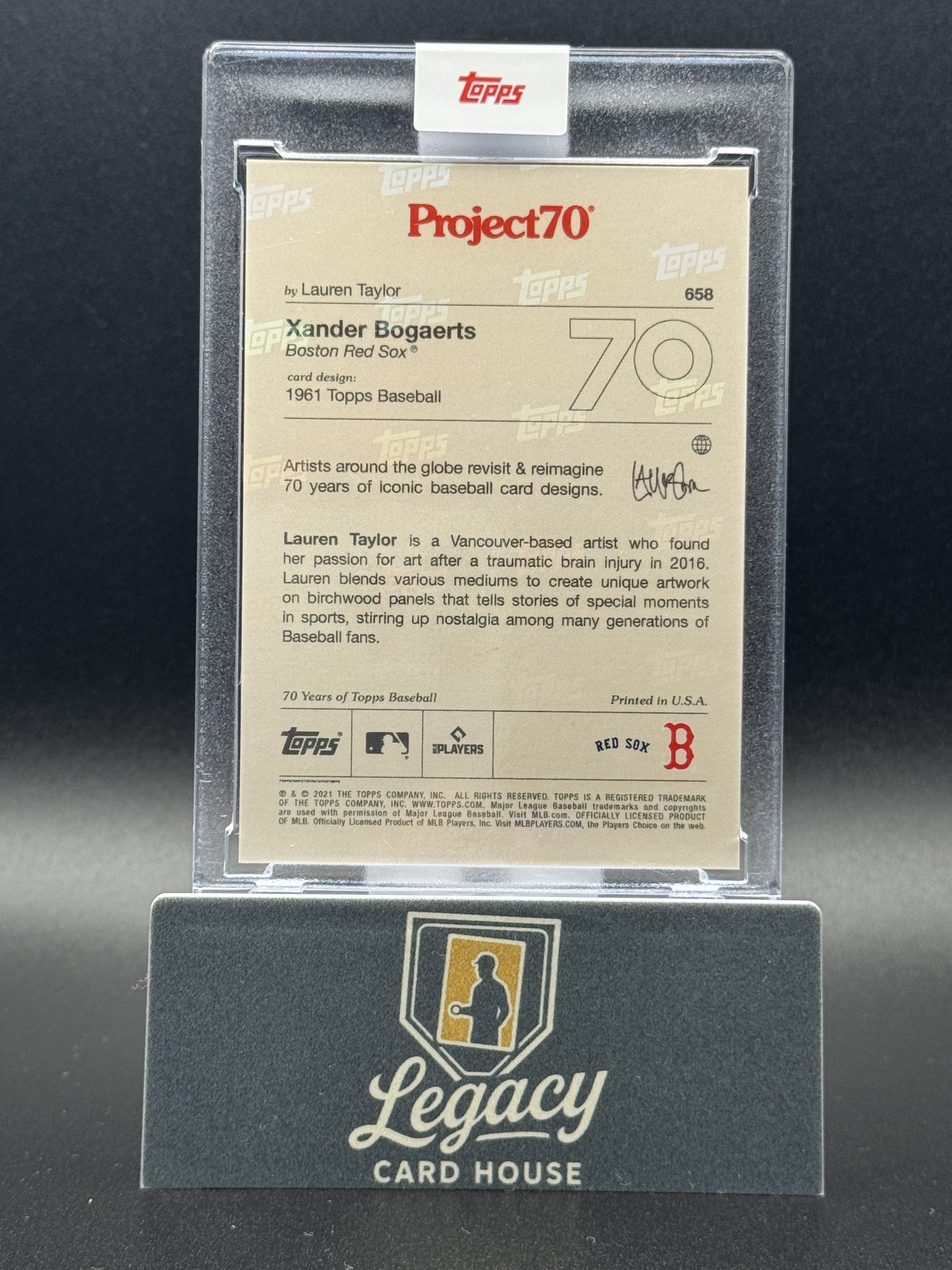 2021-22 Topps Project70 #658 Xander Bogaerts
