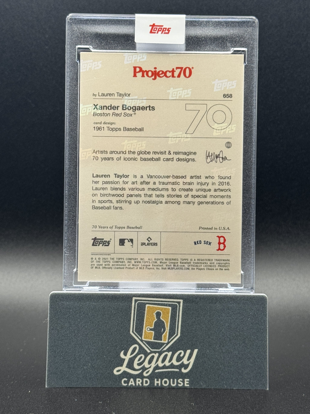 2021-22 Topps Project70 #658 Xander Bogaerts