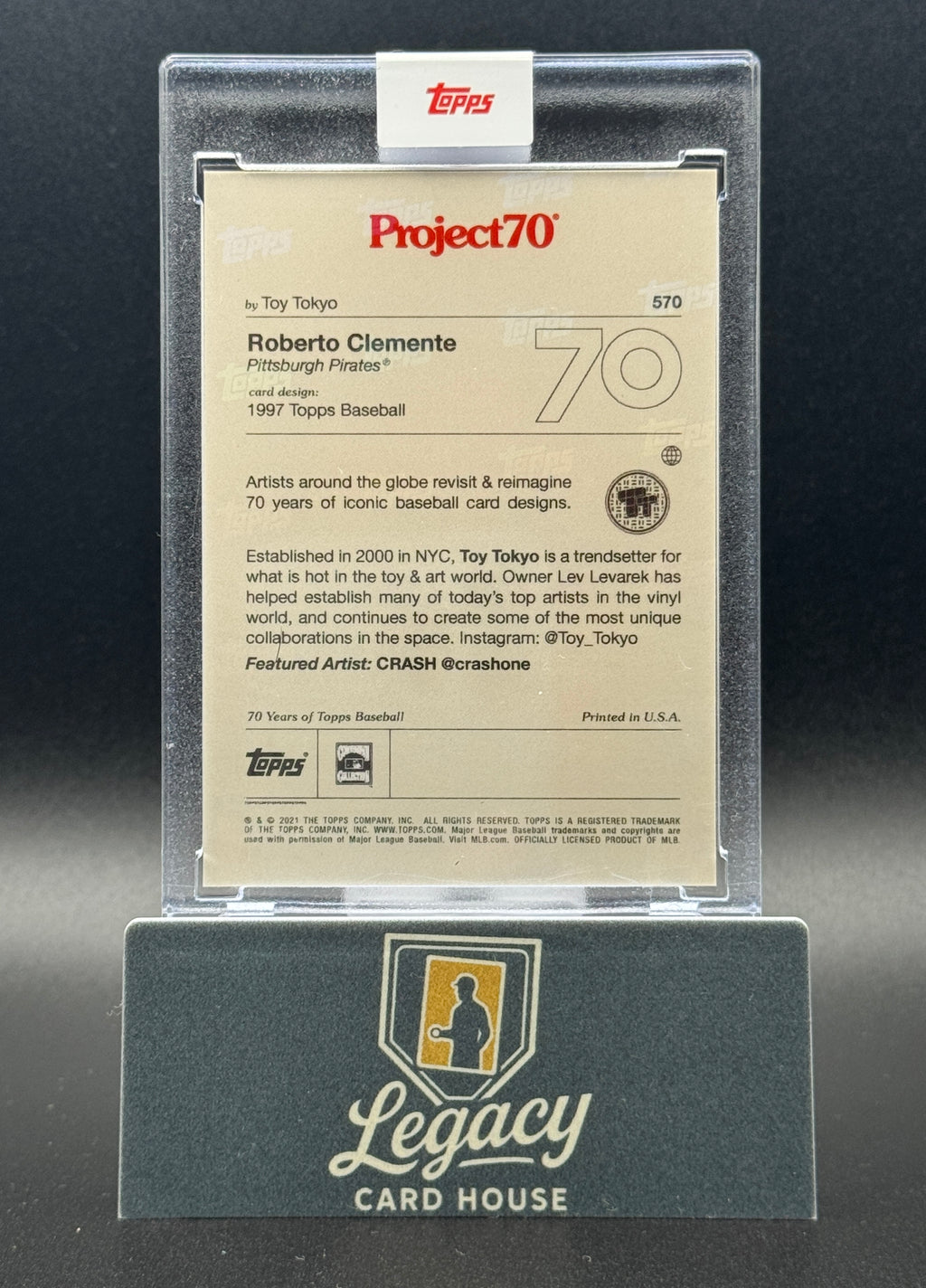2021-22 Topps Project70 #570 Roberto Clemente