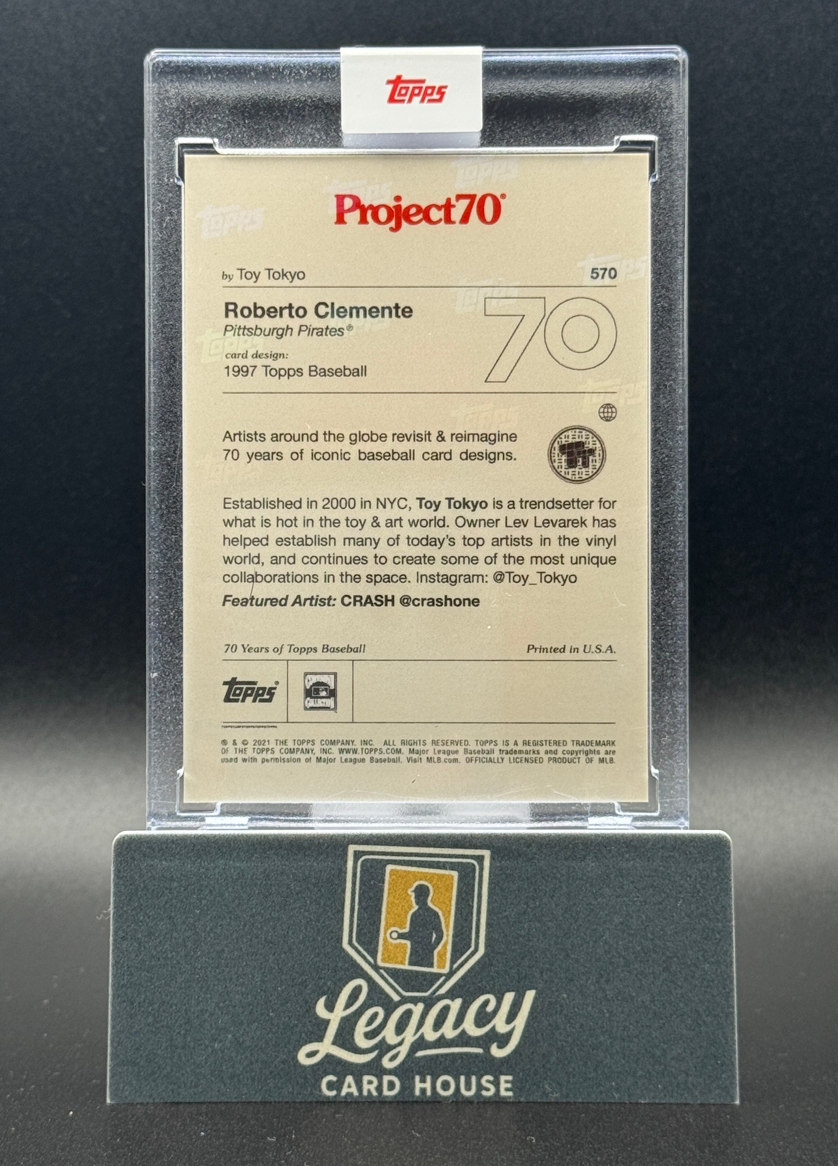 2021-22 Topps Project70 #570 Roberto Clemente