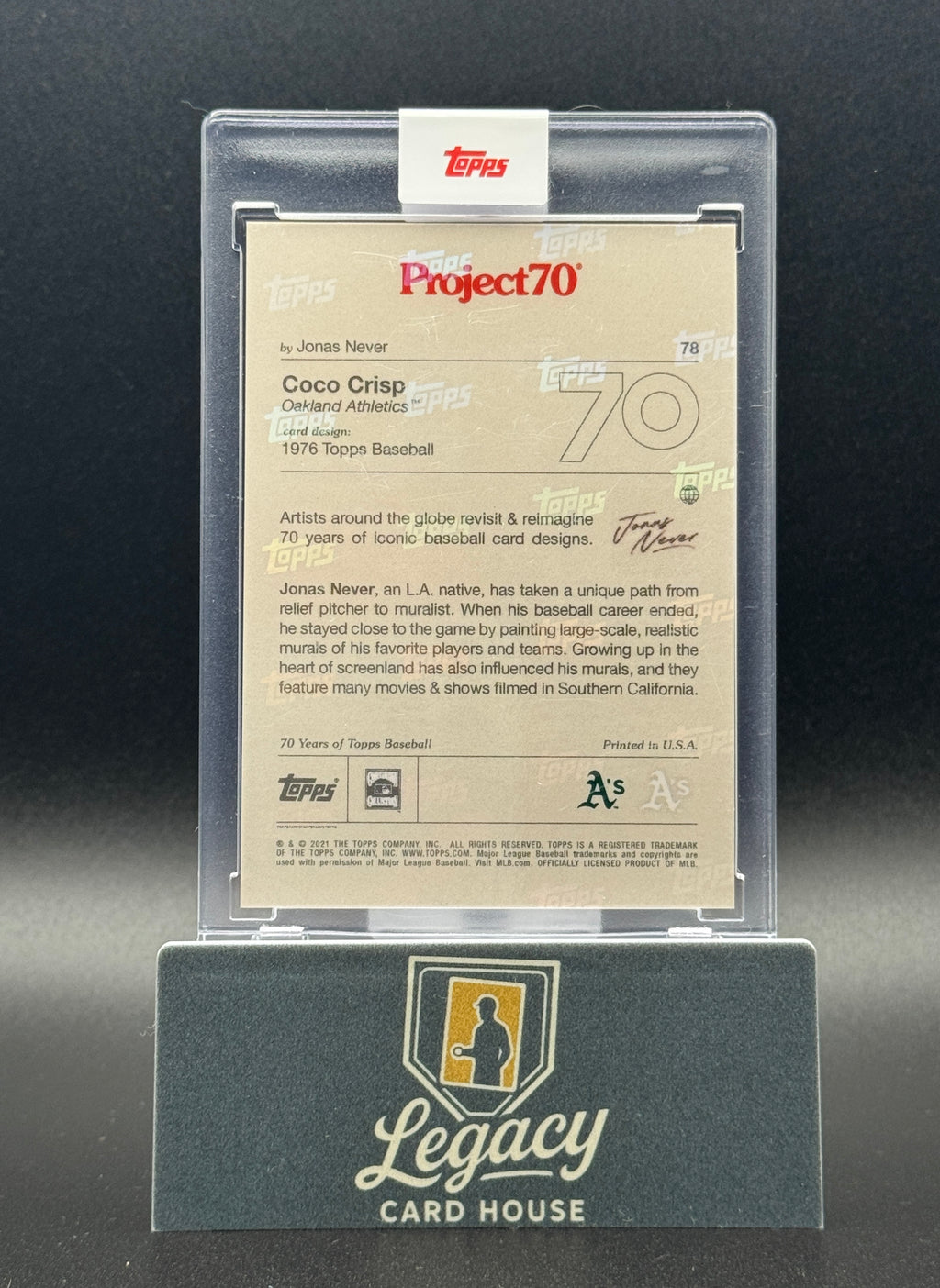2021-22 Topps Project70 #78 Coco Crisp