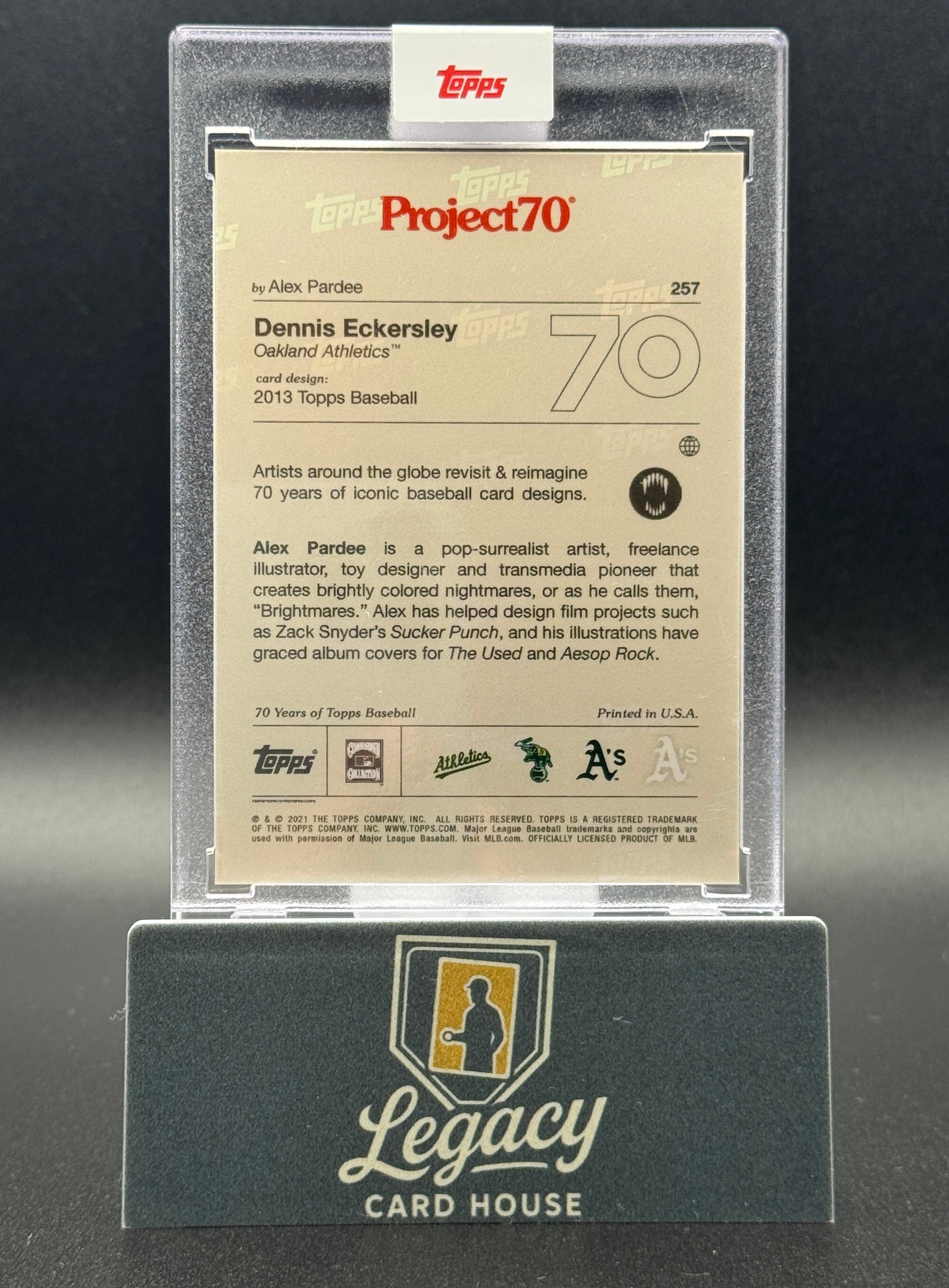 2021-22 Topps Project70 #257 Dennis Eckersley