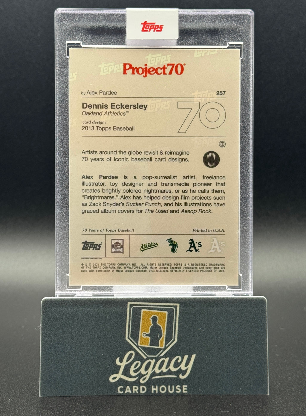2021-22 Topps Project70 #257 Dennis Eckersley