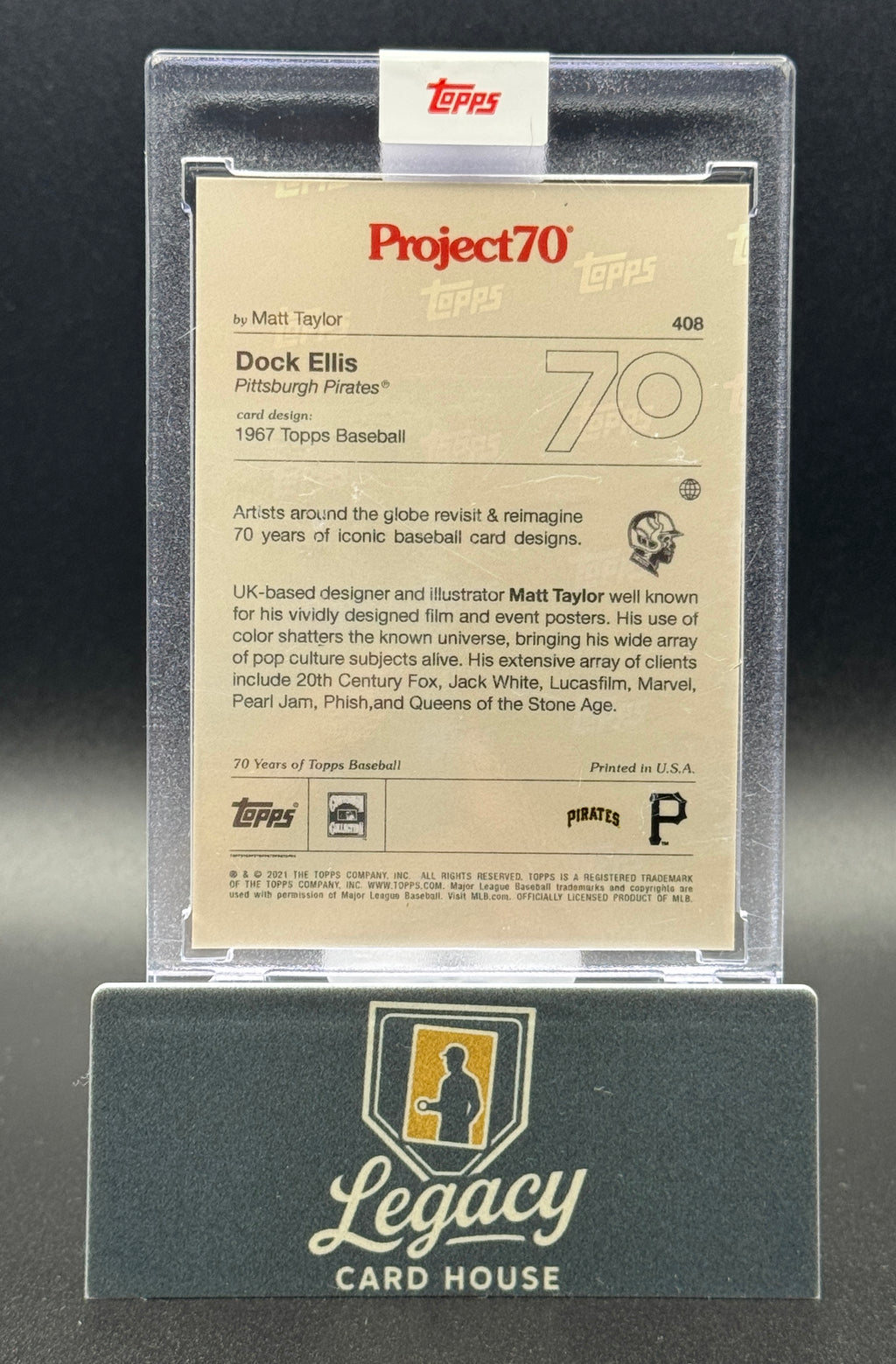 2021-22 Topps Project70 #408 Dock Ellis