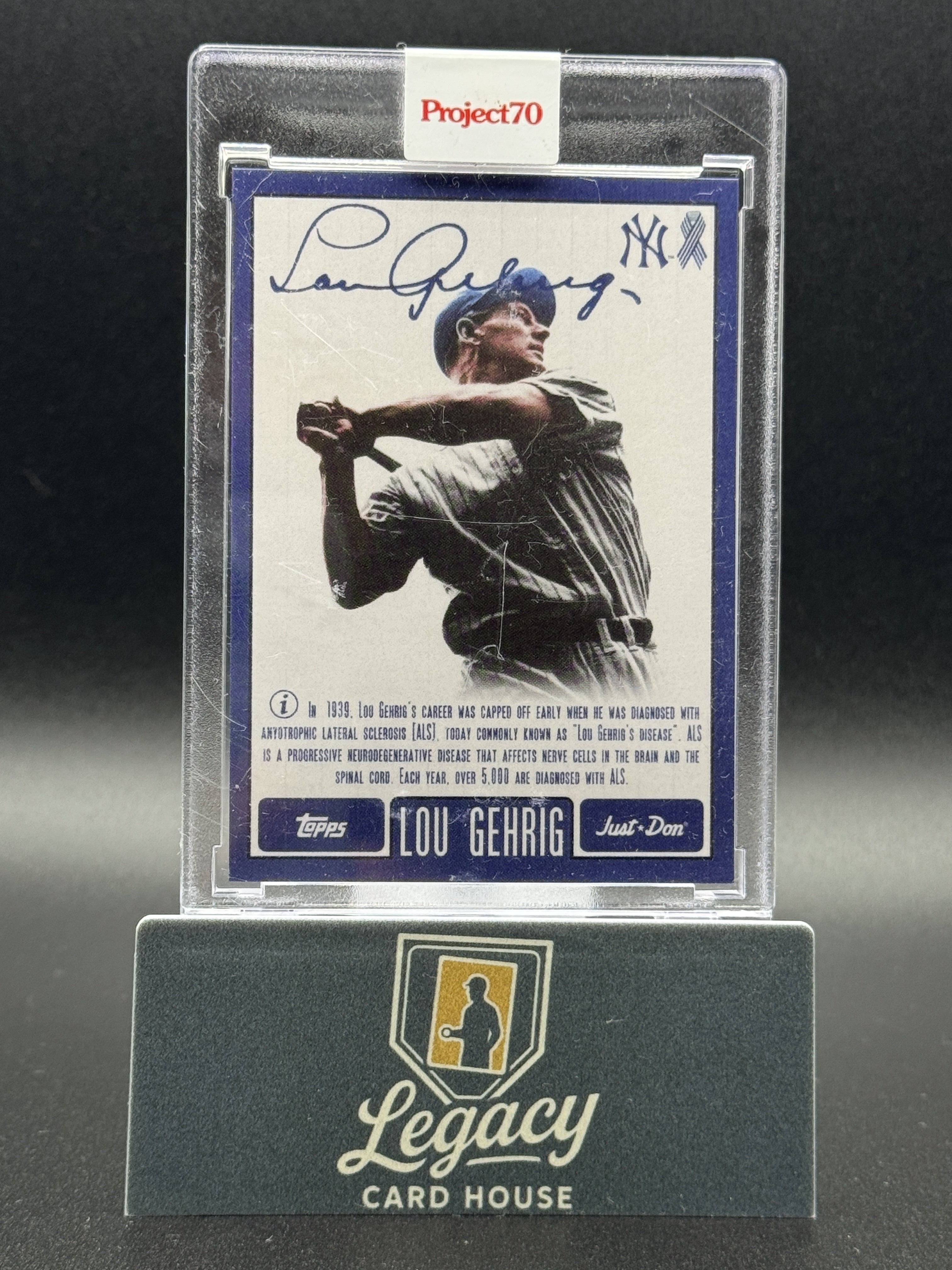 2021-22 Topps Project70 #636 Lou Gehrig