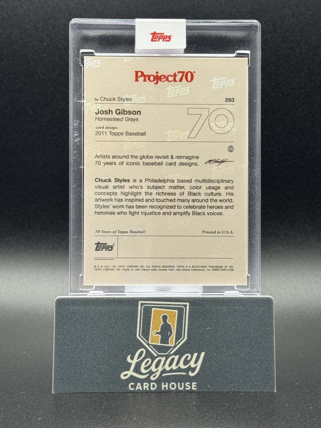 2021-22 Topps Project70 #263 Josh Gibson