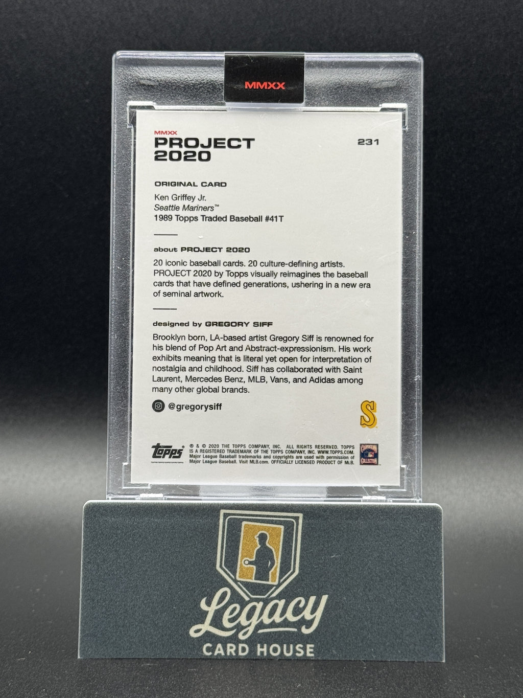2020 Topps Project 2020 #231 Ken Griffey Jr.