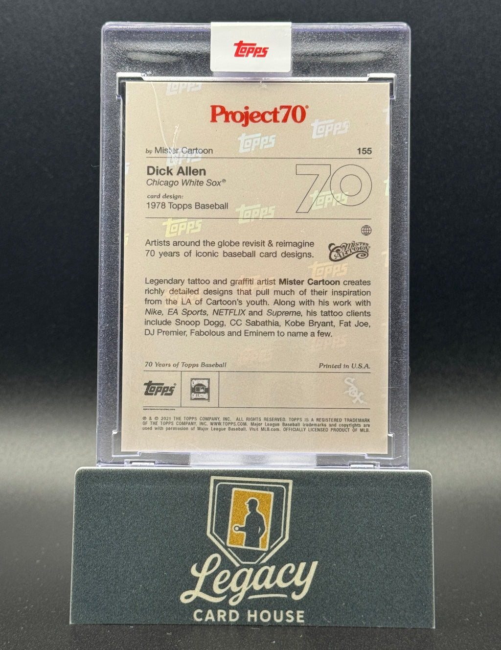 2021-22 Topps Project70 #155 Dick Allen