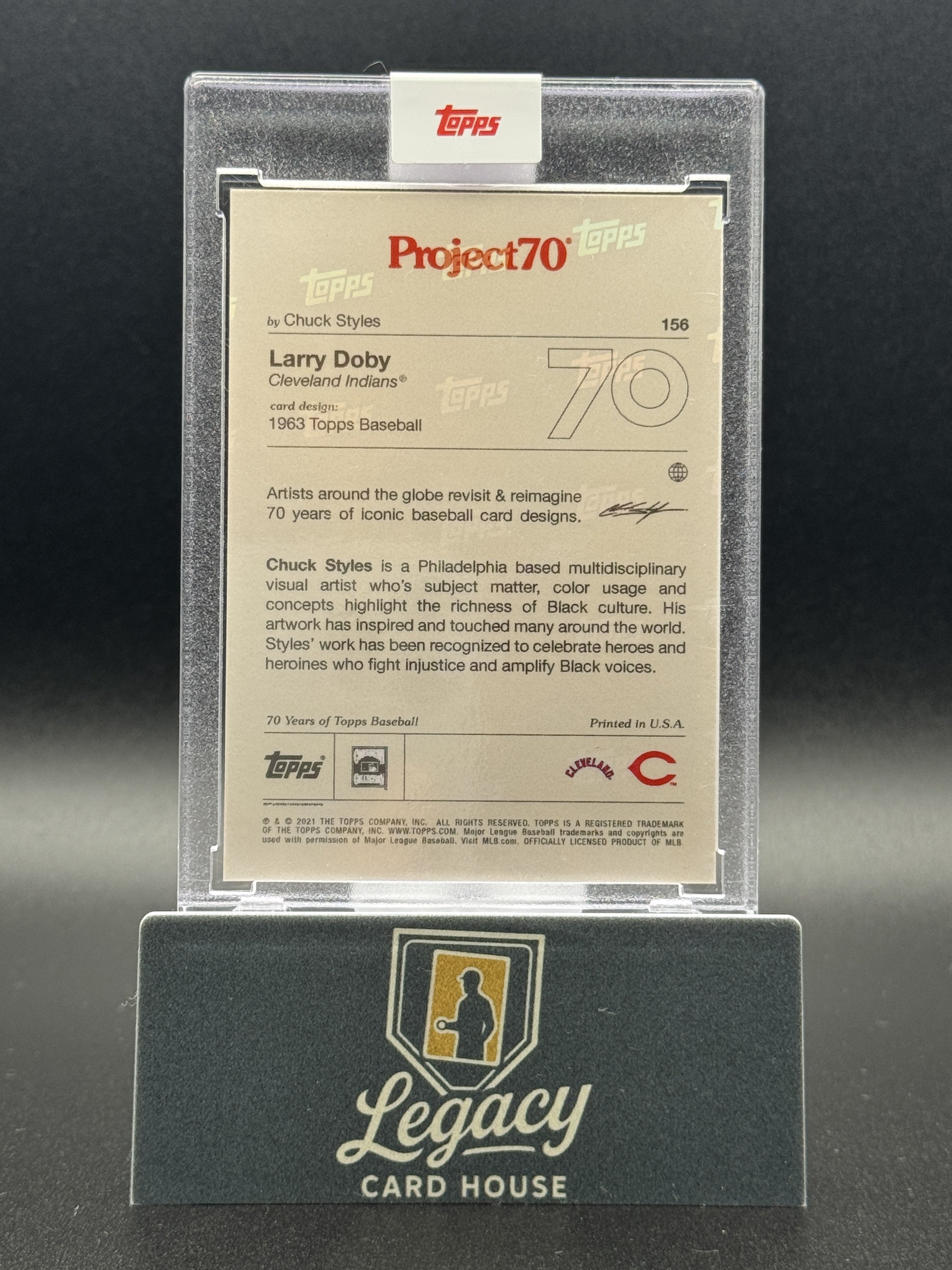 2021-22 Topps Project70 #156 Larry Doby