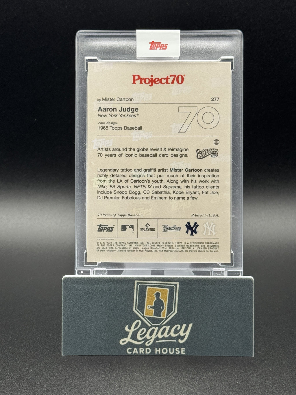 2021-22 Topps Project70 #277 Aaron Judge