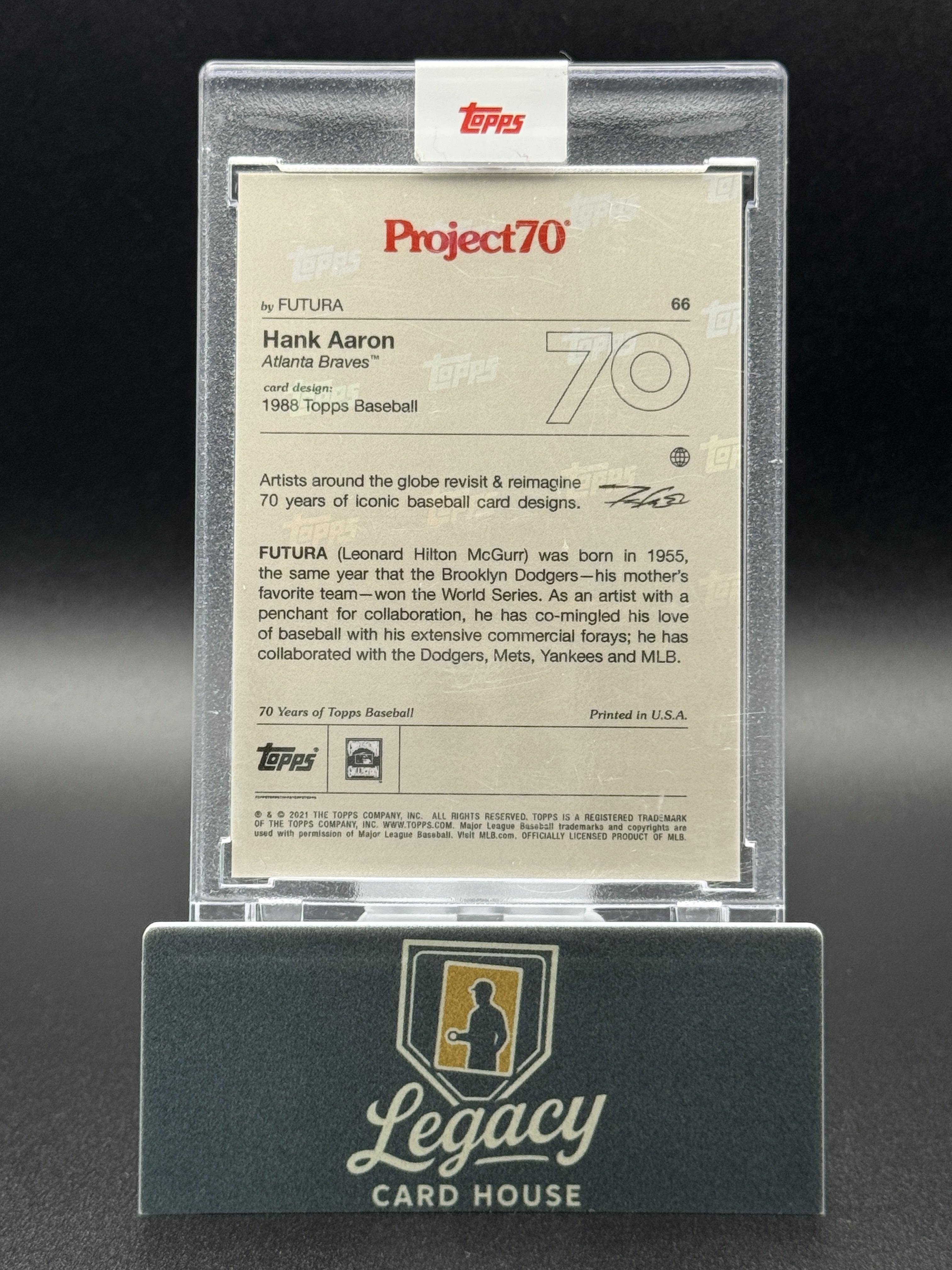 2021-22 Topps Project70 #66 Hank Aaron