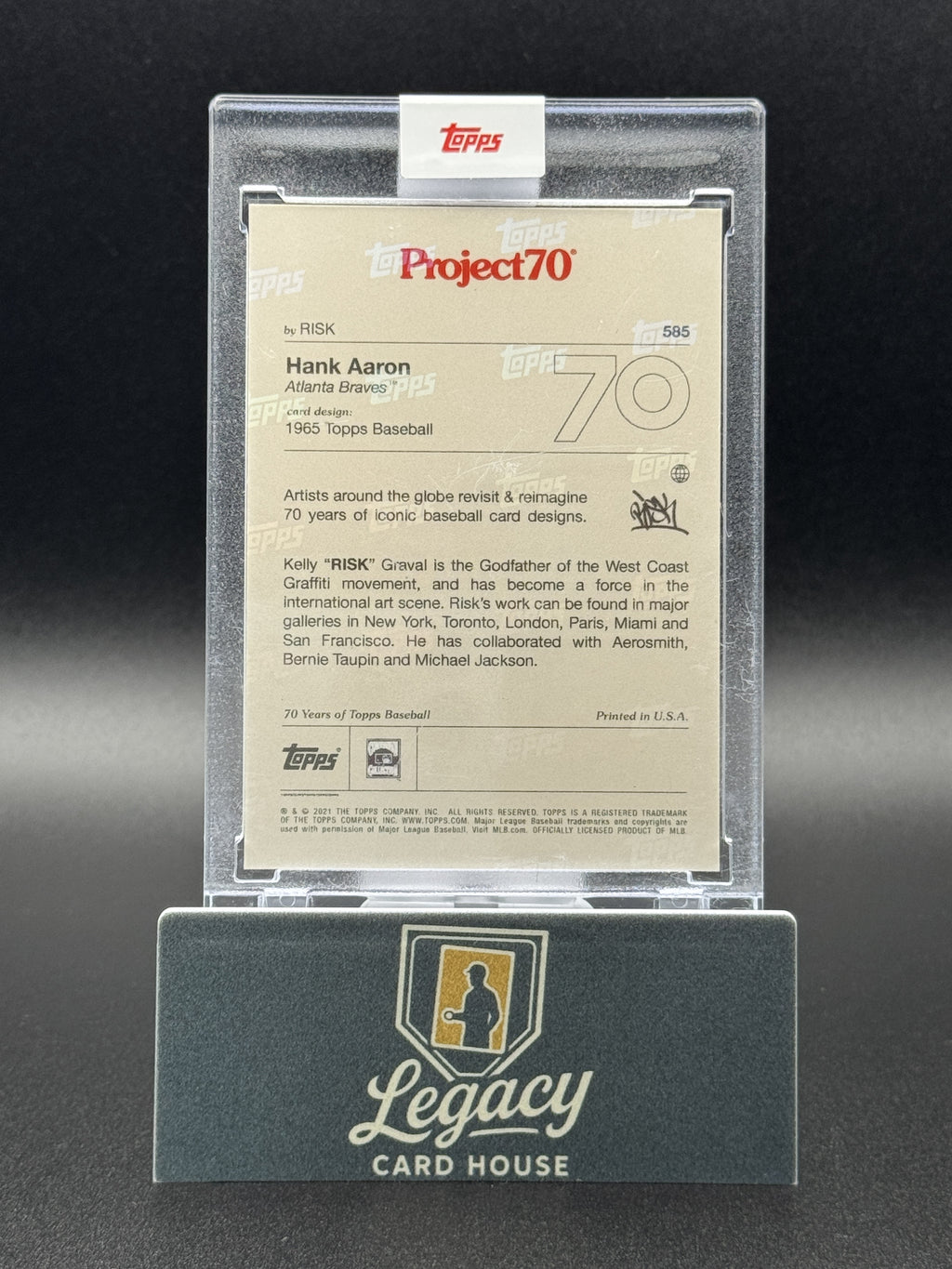 2021-22 Topps Project70 #585 Hank Aaron