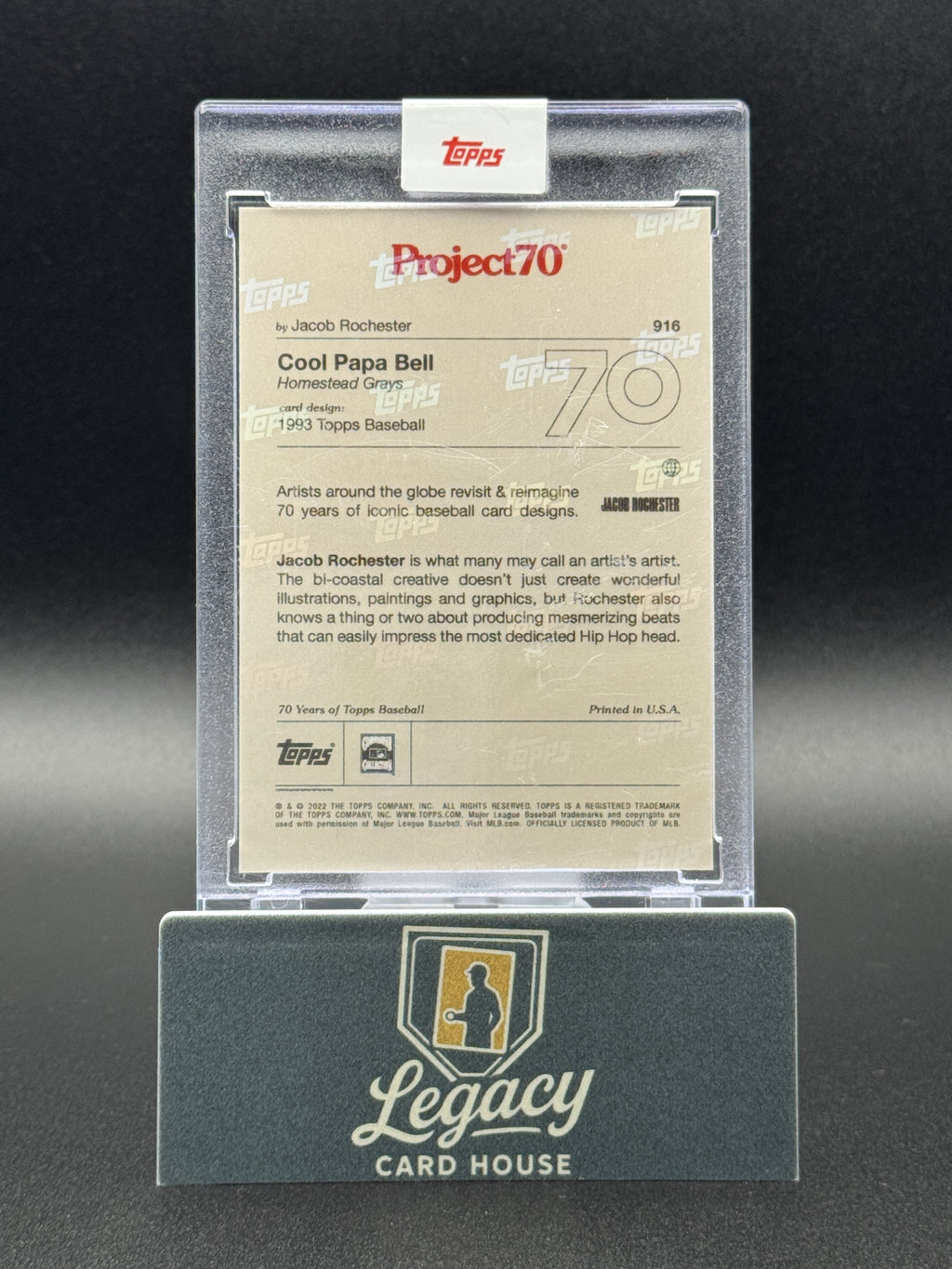 2021-22 Topps Project70 #916 Cool Papa Bell