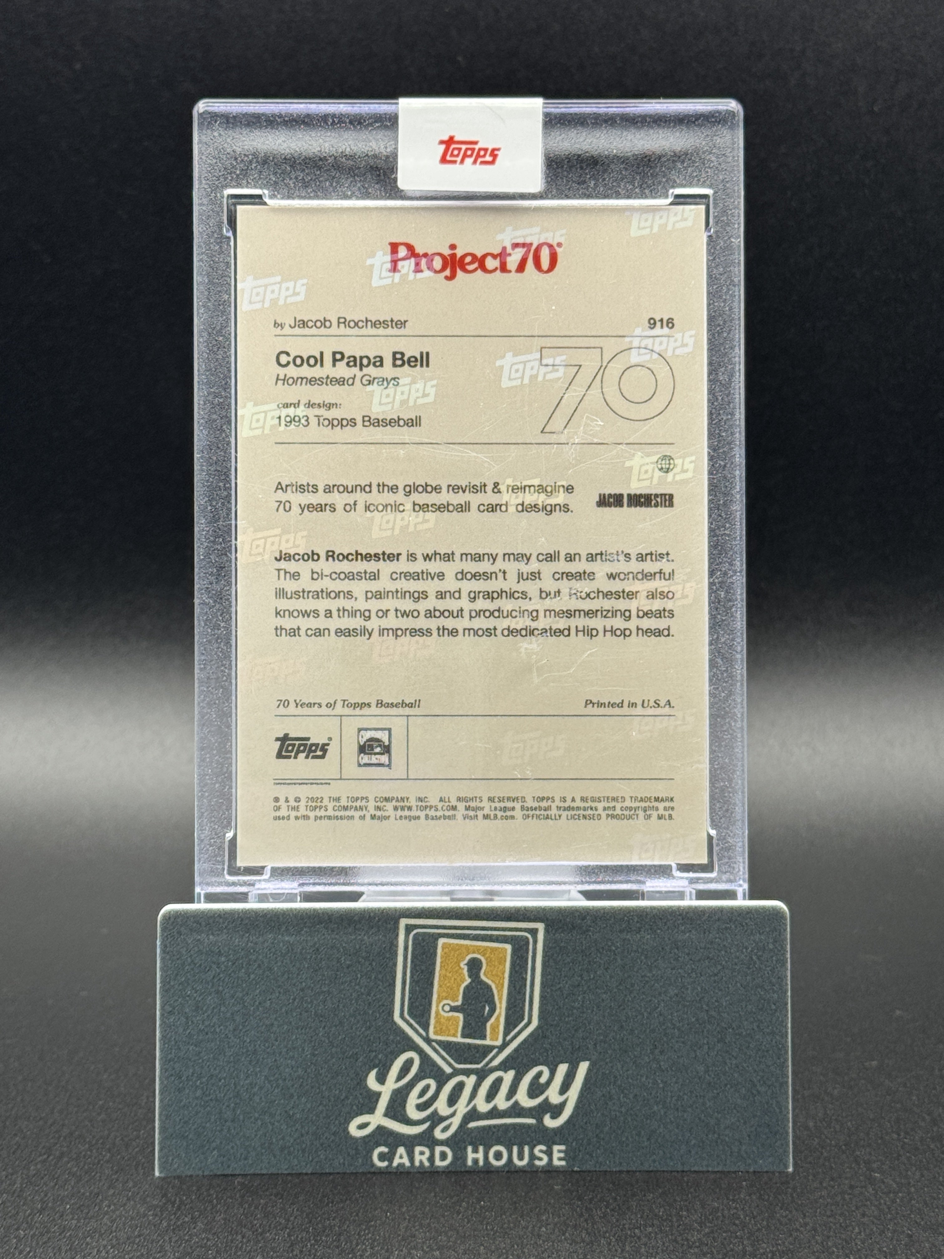 2021-22 Topps Project70 #916 Cool Papa Bell