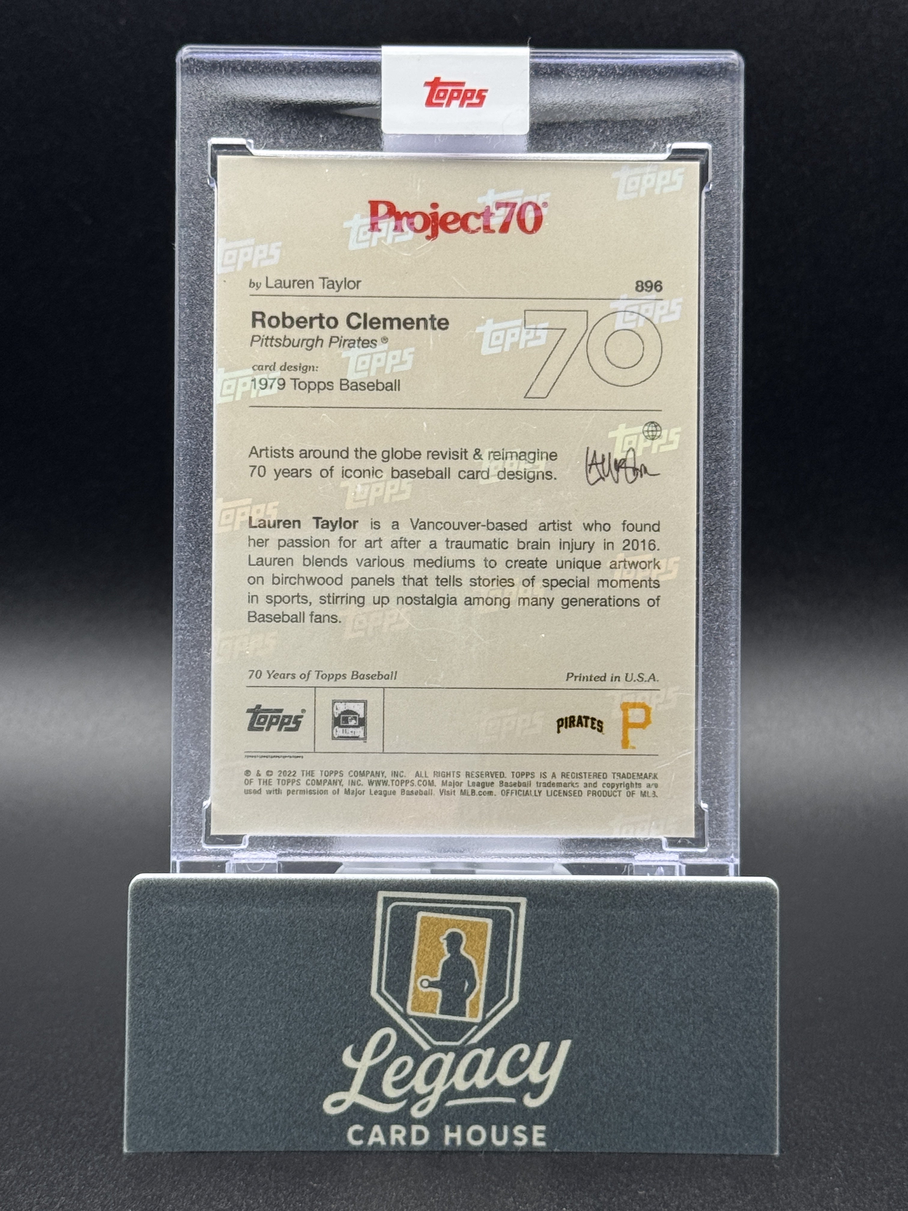 2021-22 Topps Project70 #896 Roberto Clemente