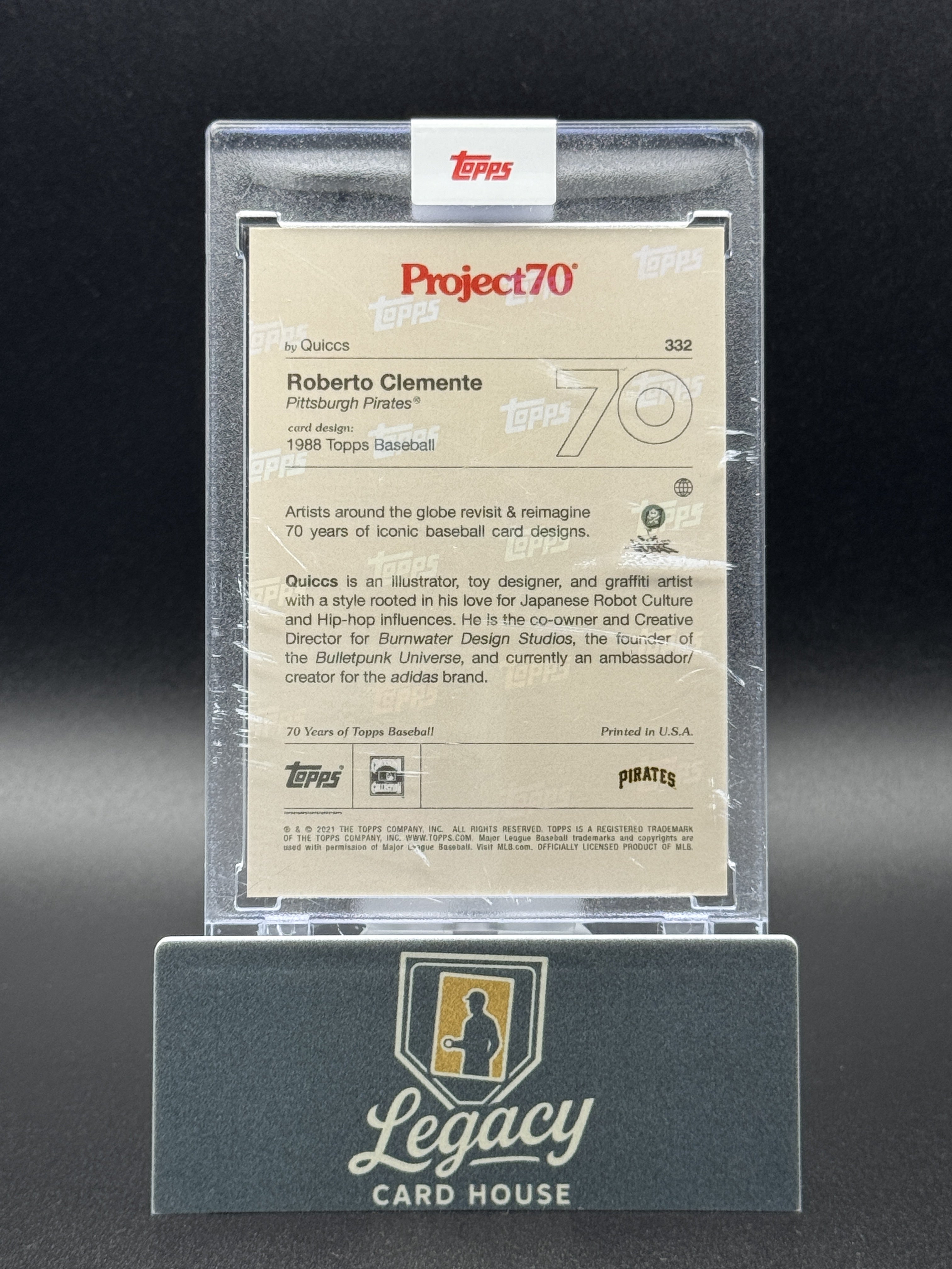 2021-22 Topps Project70 #332 Roberto Clemente